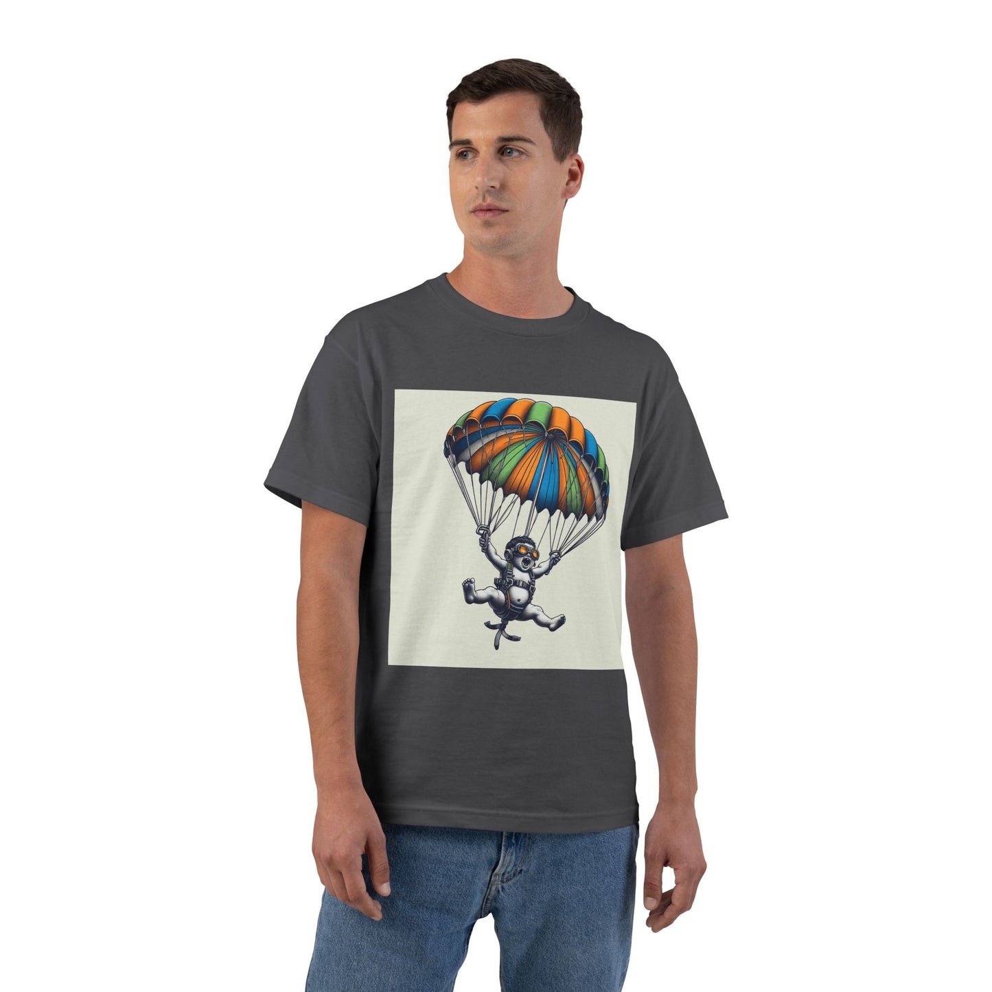 Parachute Baby T-Shirt — Cute Infant Paratrooper Design