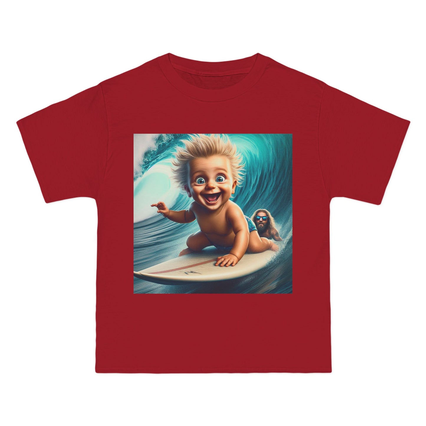 Funny Baby Surfing T-Shirt — Cute Surfing Infant Graphic Tee