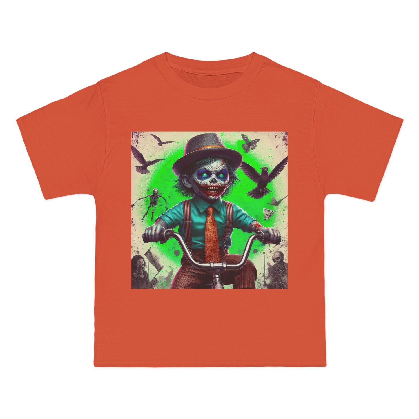 Zombie Bike T-Shirt — Spooky Biker Graphic Tee
