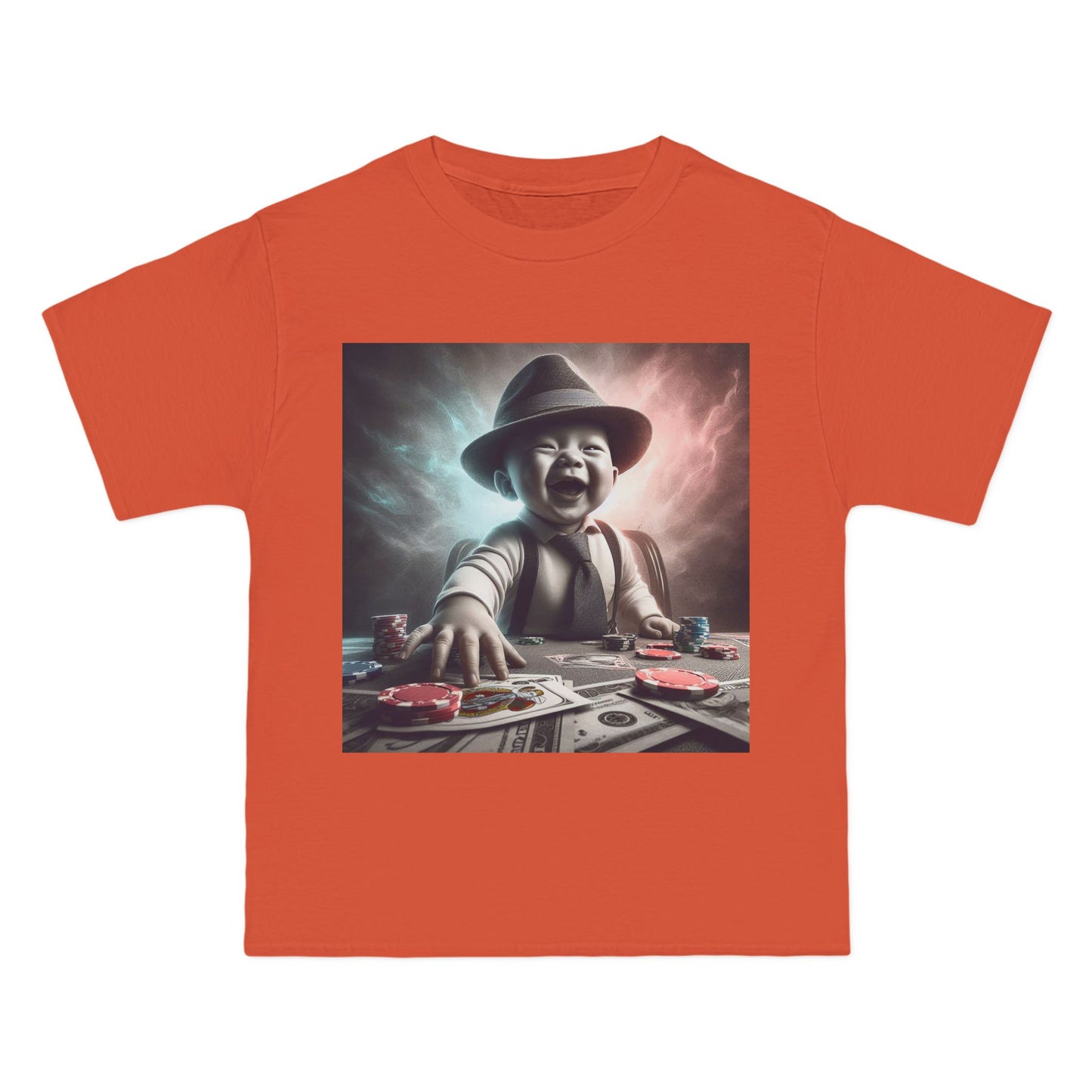 Funny Poker Baby T-Shirt — Cute Baby Playing Cards Design