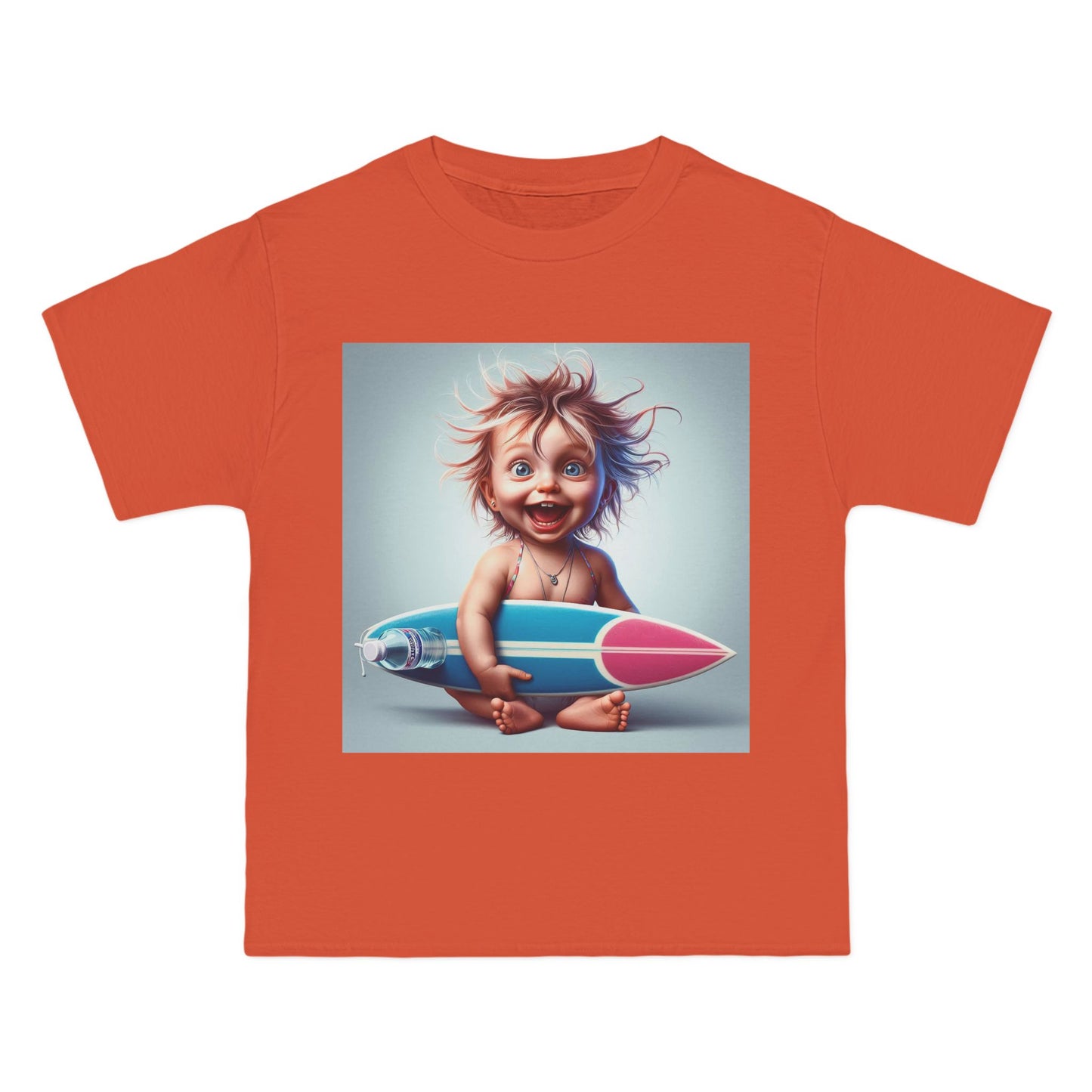 Funny Baby with Surfboard T-Shirt — Cute Surfing Infant Graphic Tee