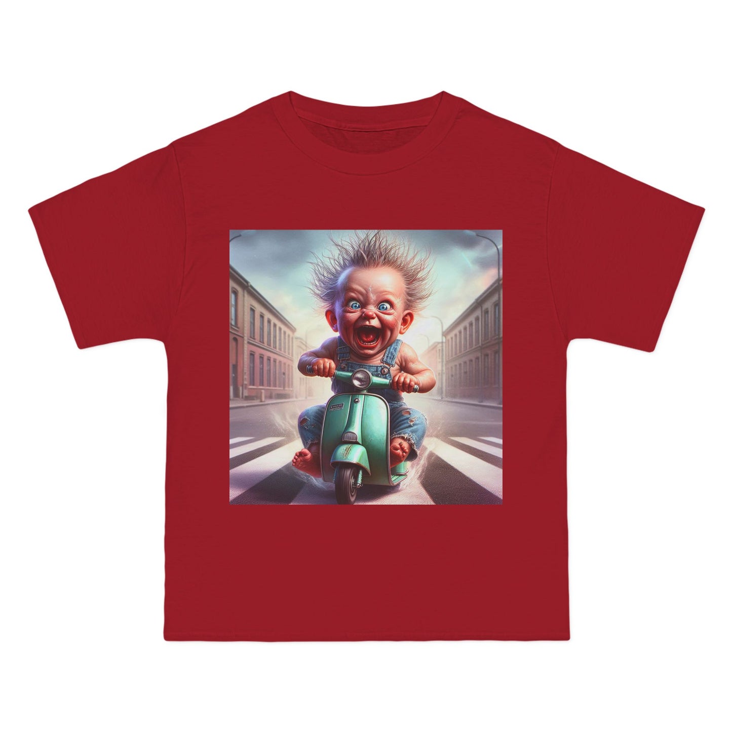 Crazy Baby on a Scooter T-Shirt