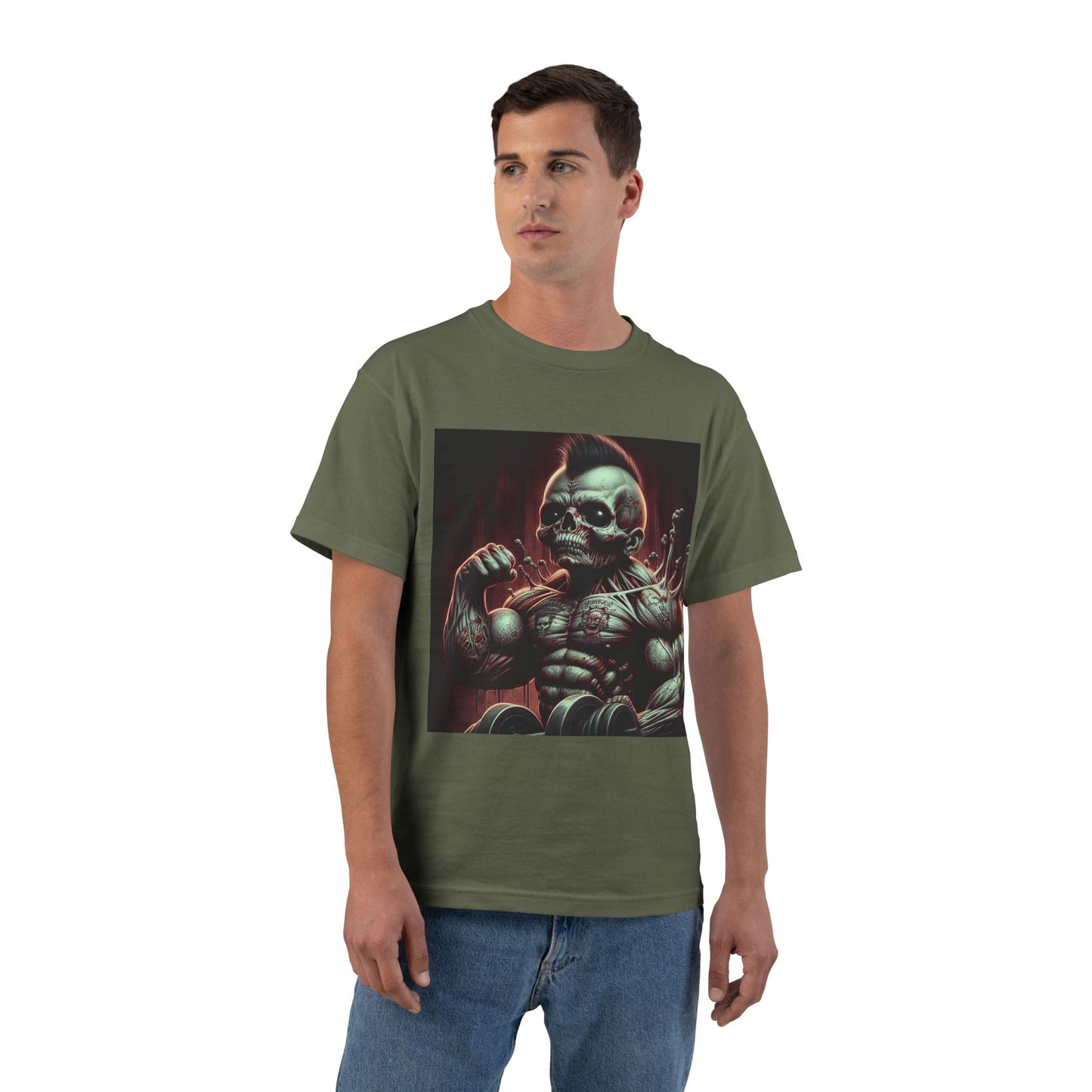 Zombie Muscle Baby T-Shirt — Cute Scary Infant Zombie Graphic Tee