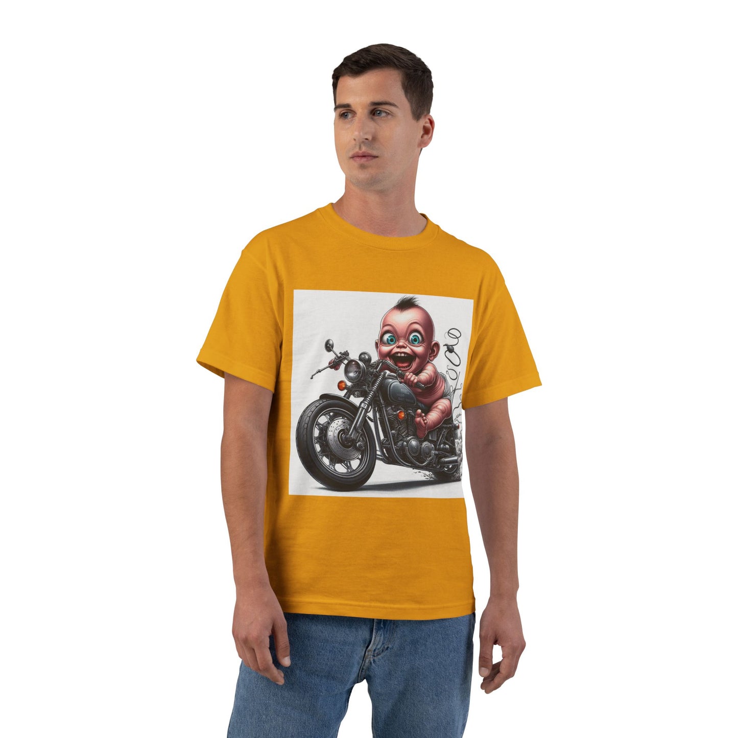 Funny Biker Baby T-Shirt — Cute Motorcycle Infant Tee