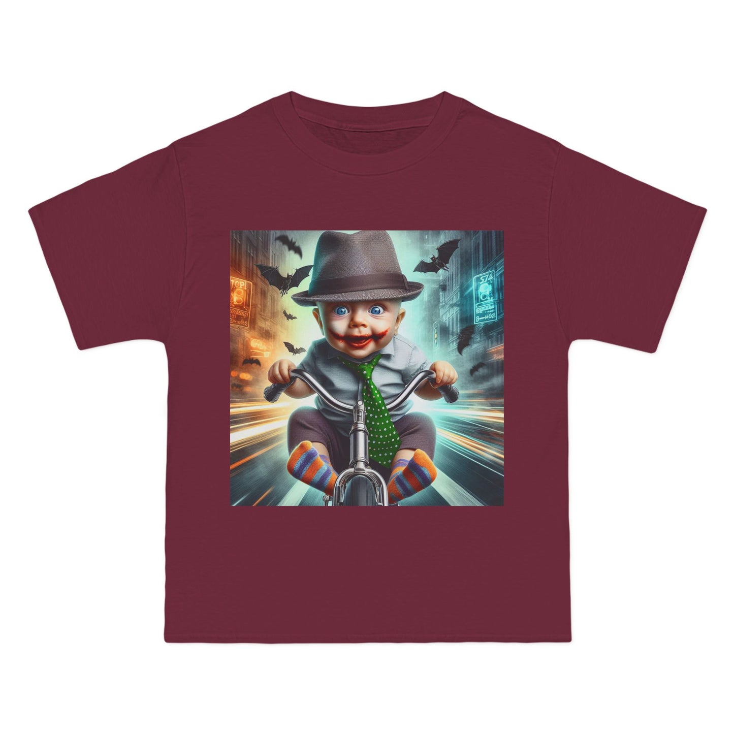Crazy Baby Riding a Bicycle T-Shirt