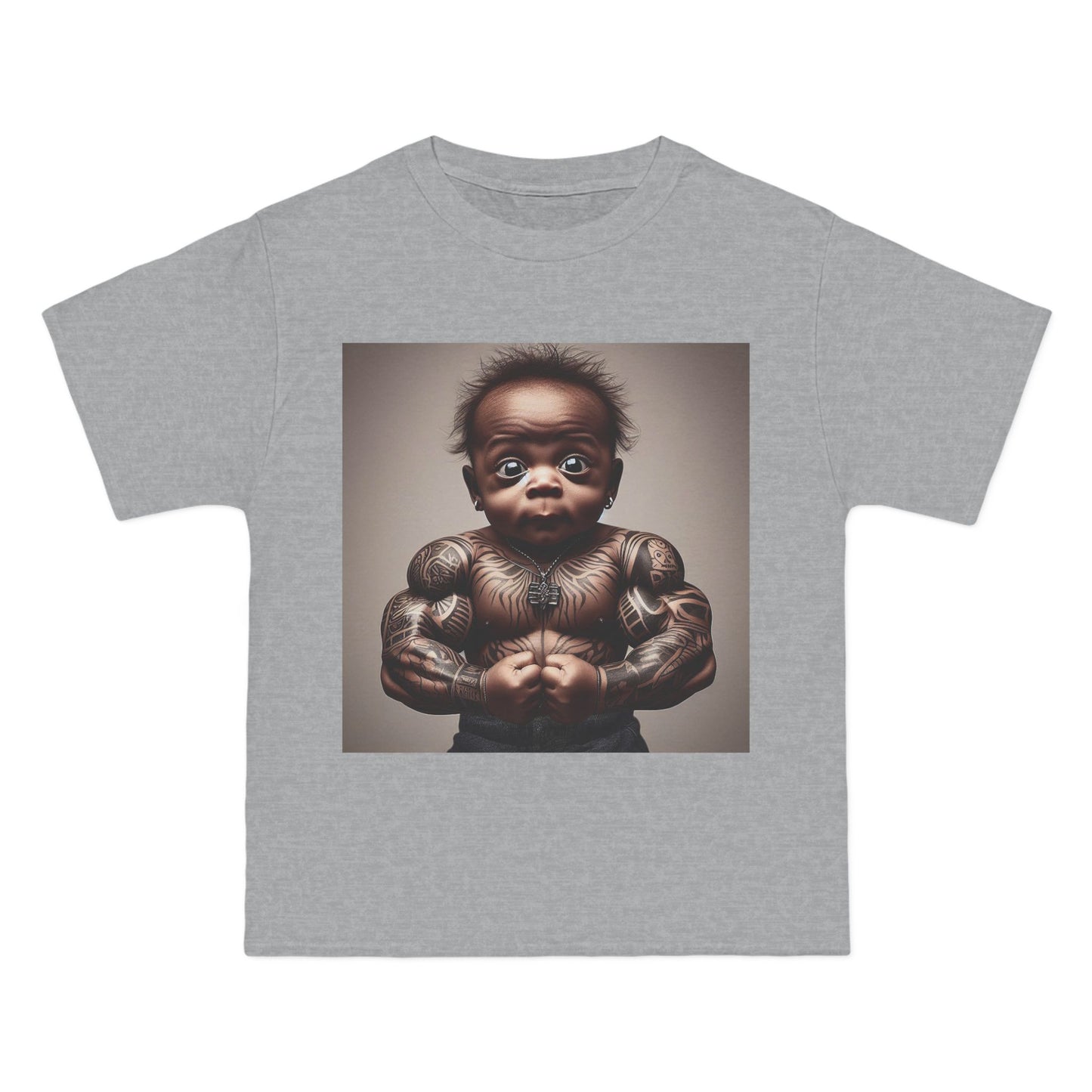 Funny Muscle Baby T-Shirt — Cute Strong Baby Graphic Tee