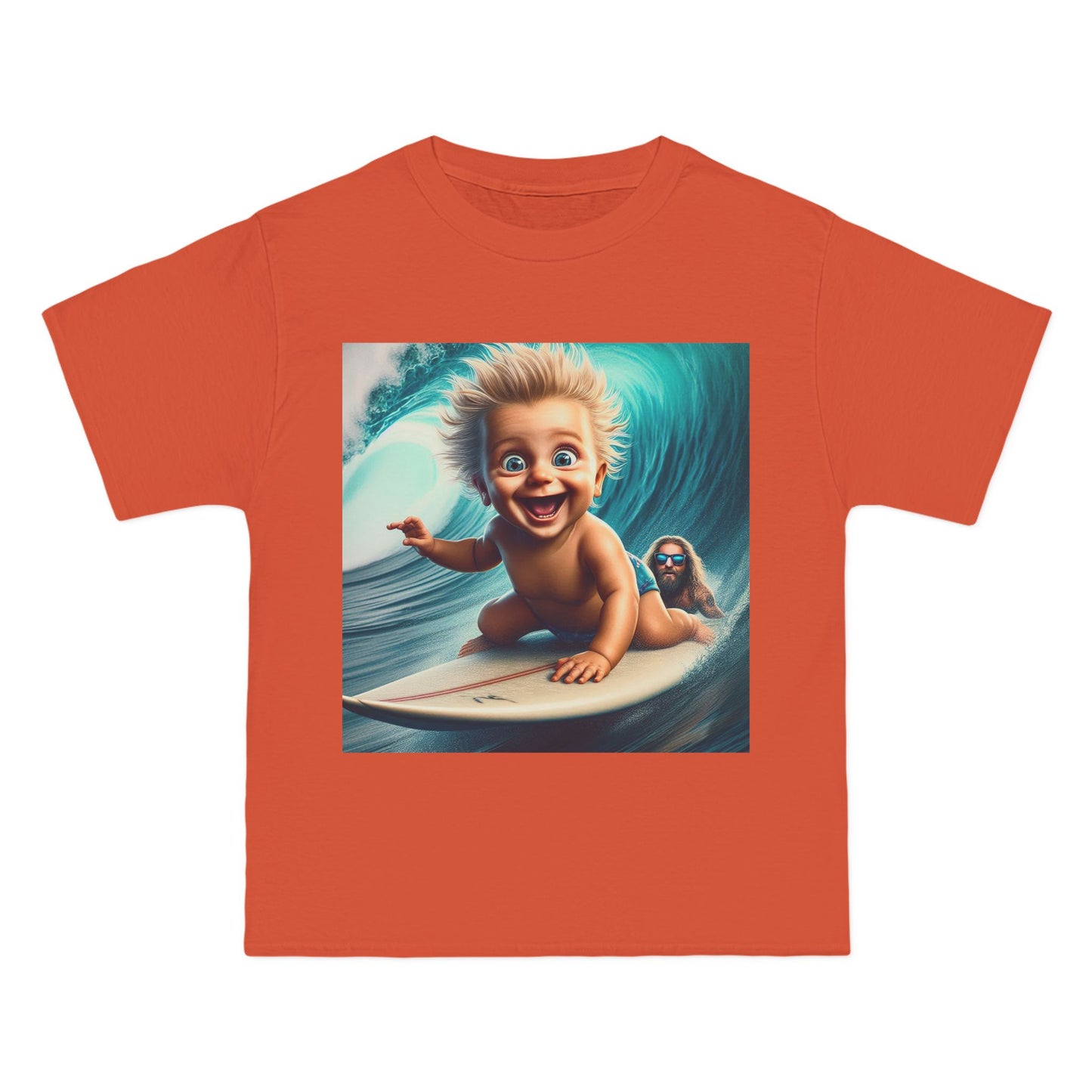 Funny Baby Surfing T-Shirt — Cute Surfing Infant Graphic Tee
