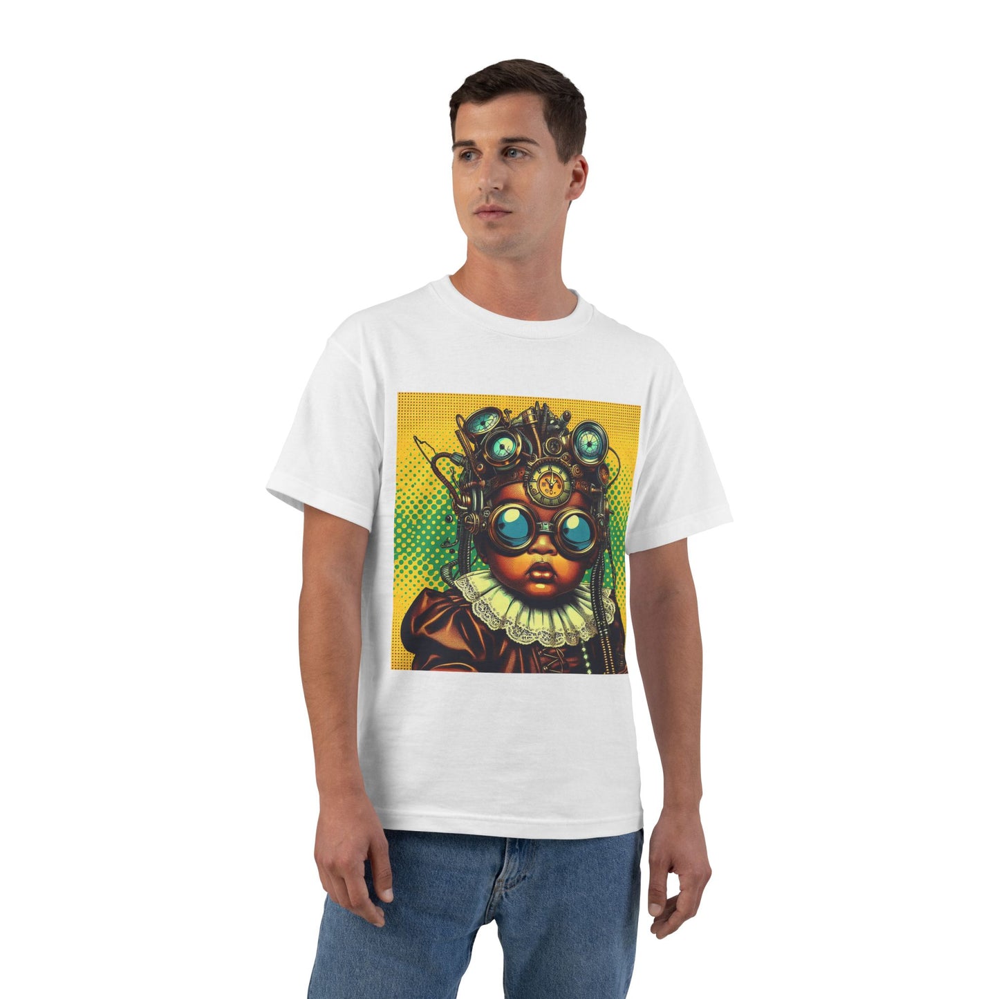Funny Steampunk Baby T-Shirt — Cute Retro Gearhead Tee