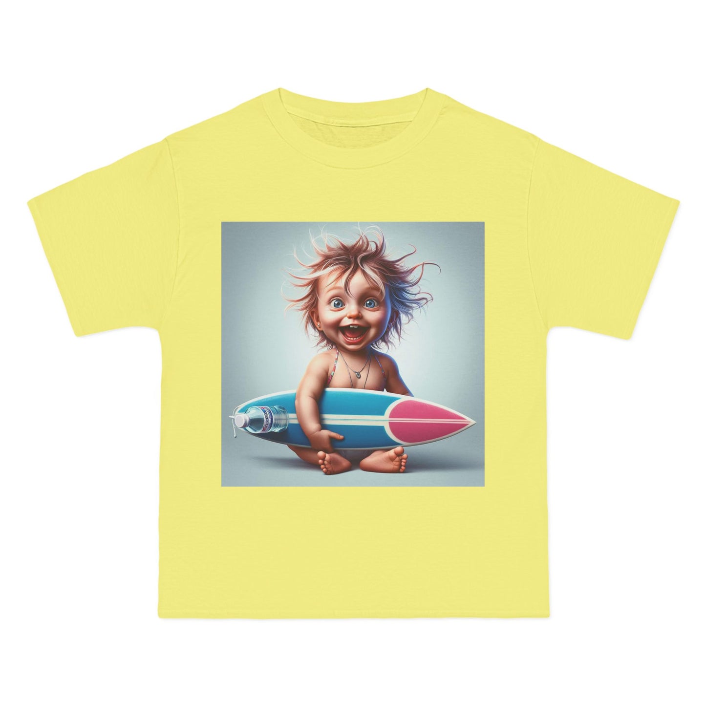 Funny Baby with Surfboard T-Shirt — Cute Surfing Infant Graphic Tee