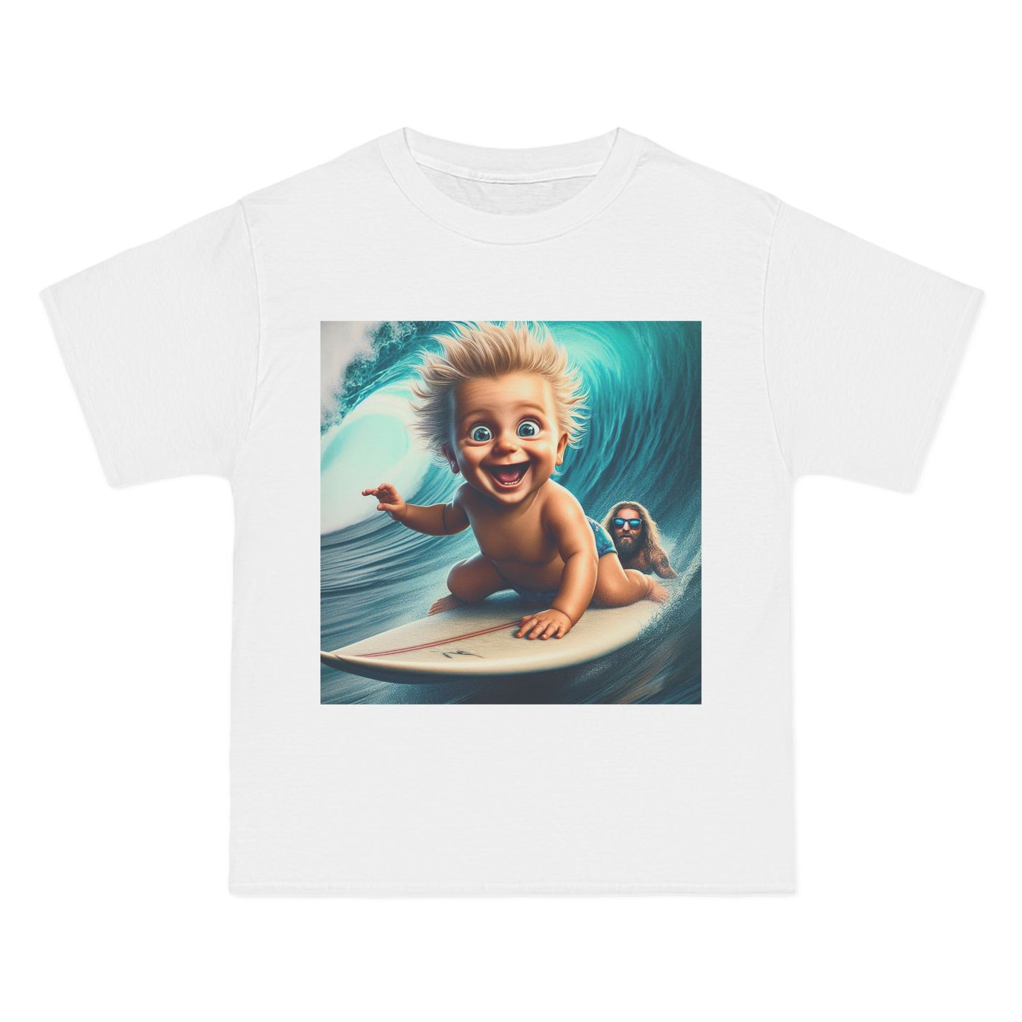 Funny Baby Surfing T-Shirt — Cute Surfing Infant Graphic Tee