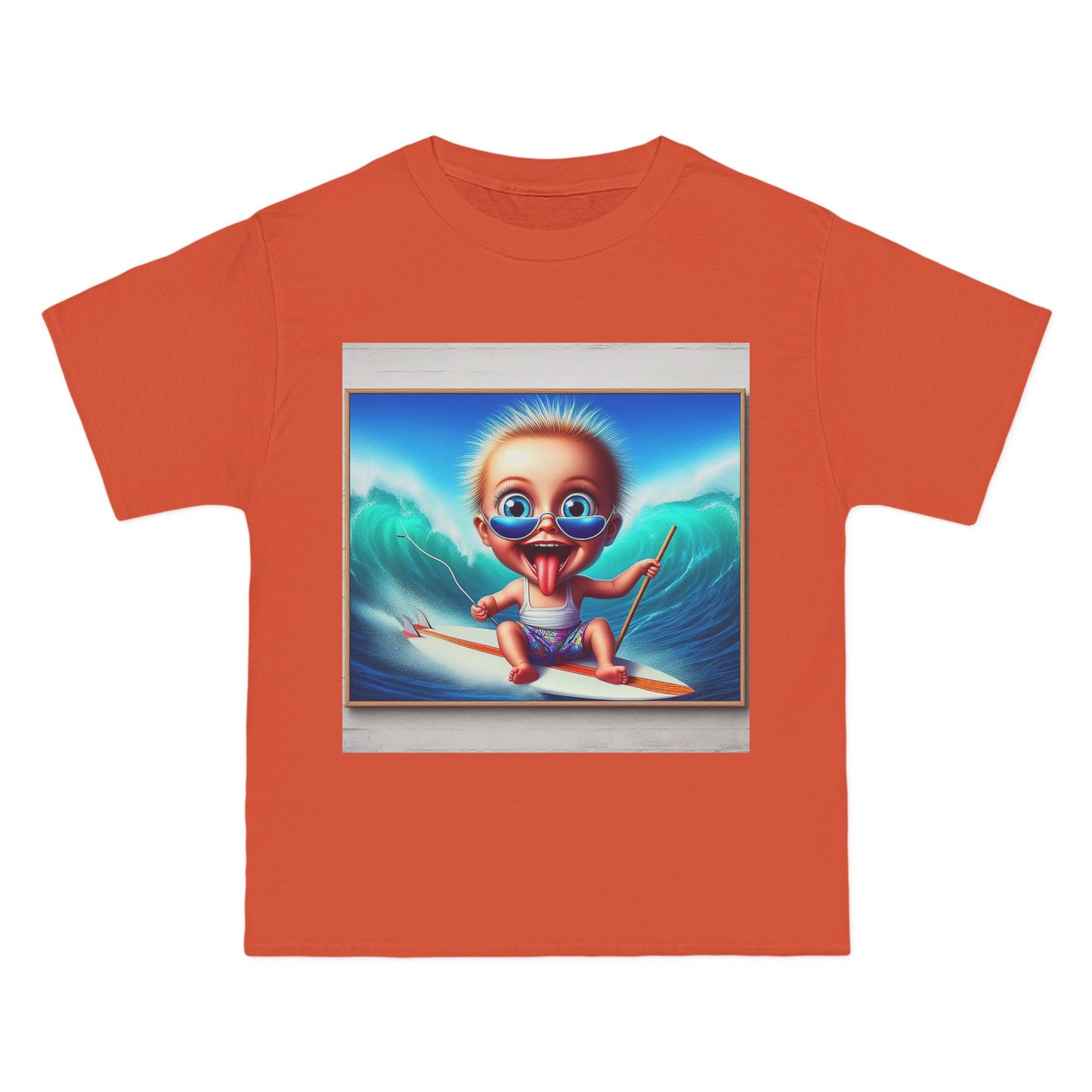 Crazy Surfer Baby T-Shirt — Retro Surf Graphic Tee for Kids