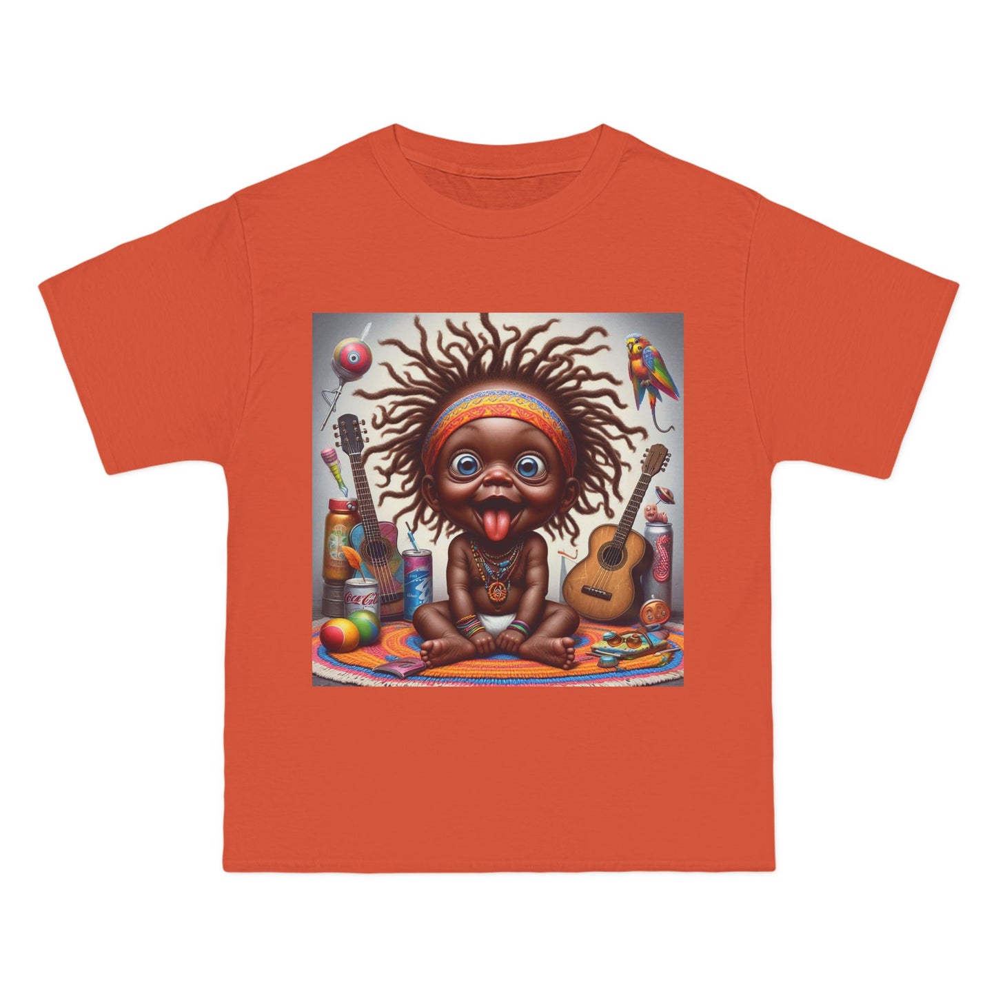 Crazy Guitar Baby T-Shirt — Funny Retro Music Tee