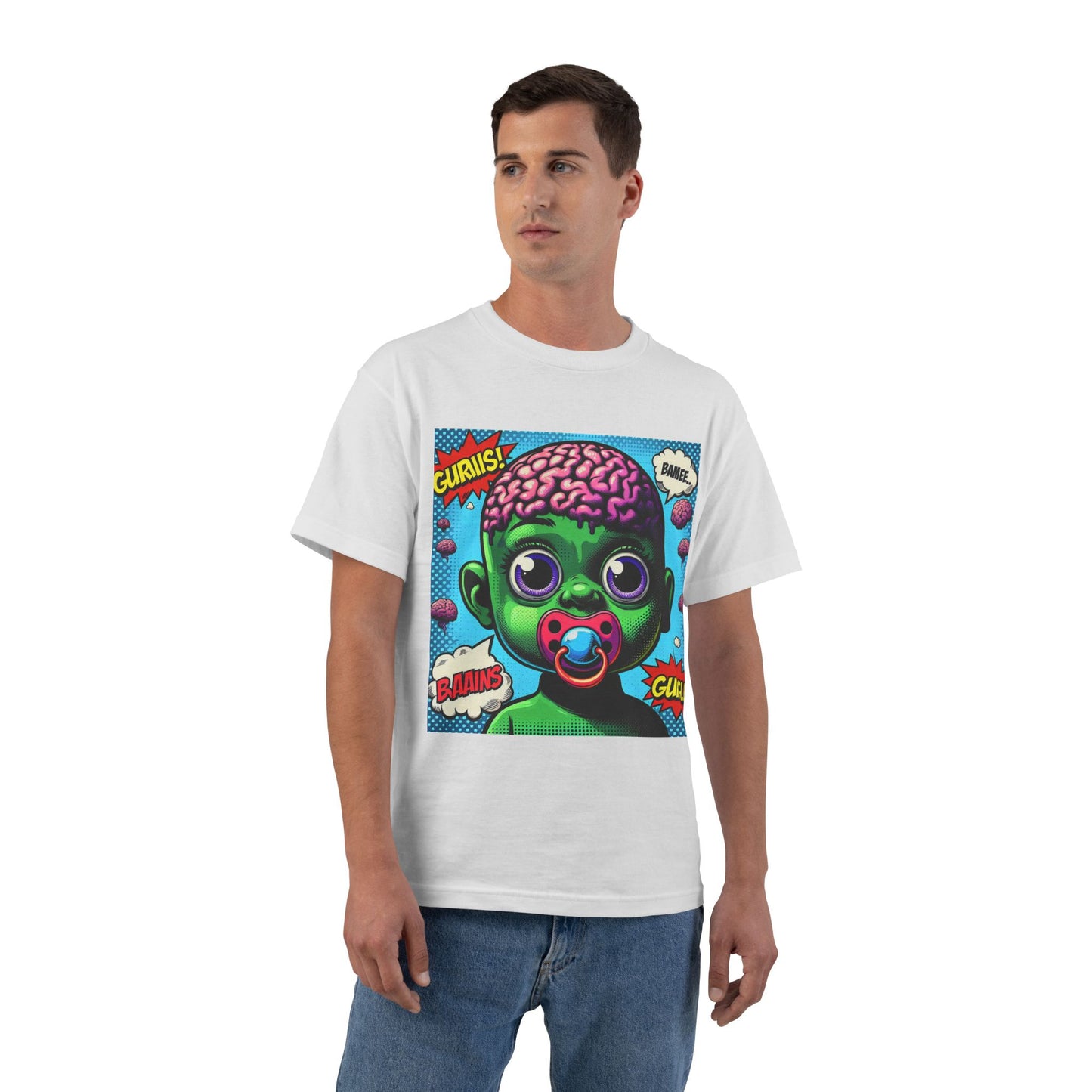 Zombie Baby Brain Pacifier T-Shirt