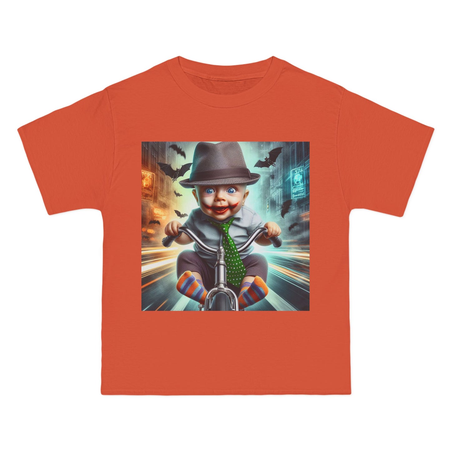 Crazy Baby Riding a Bicycle T-Shirt