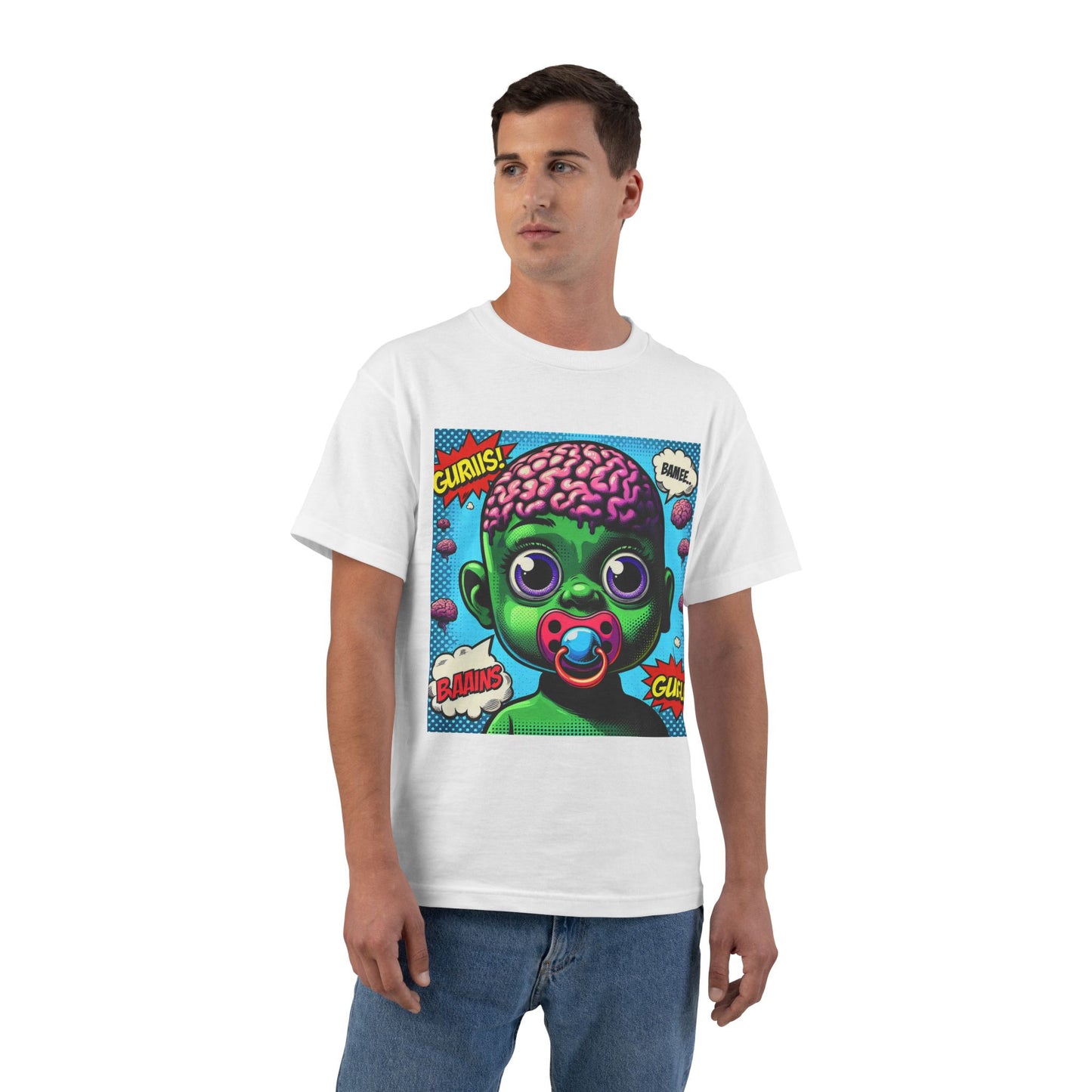 Zombie Baby Brain Pacifier T-Shirt