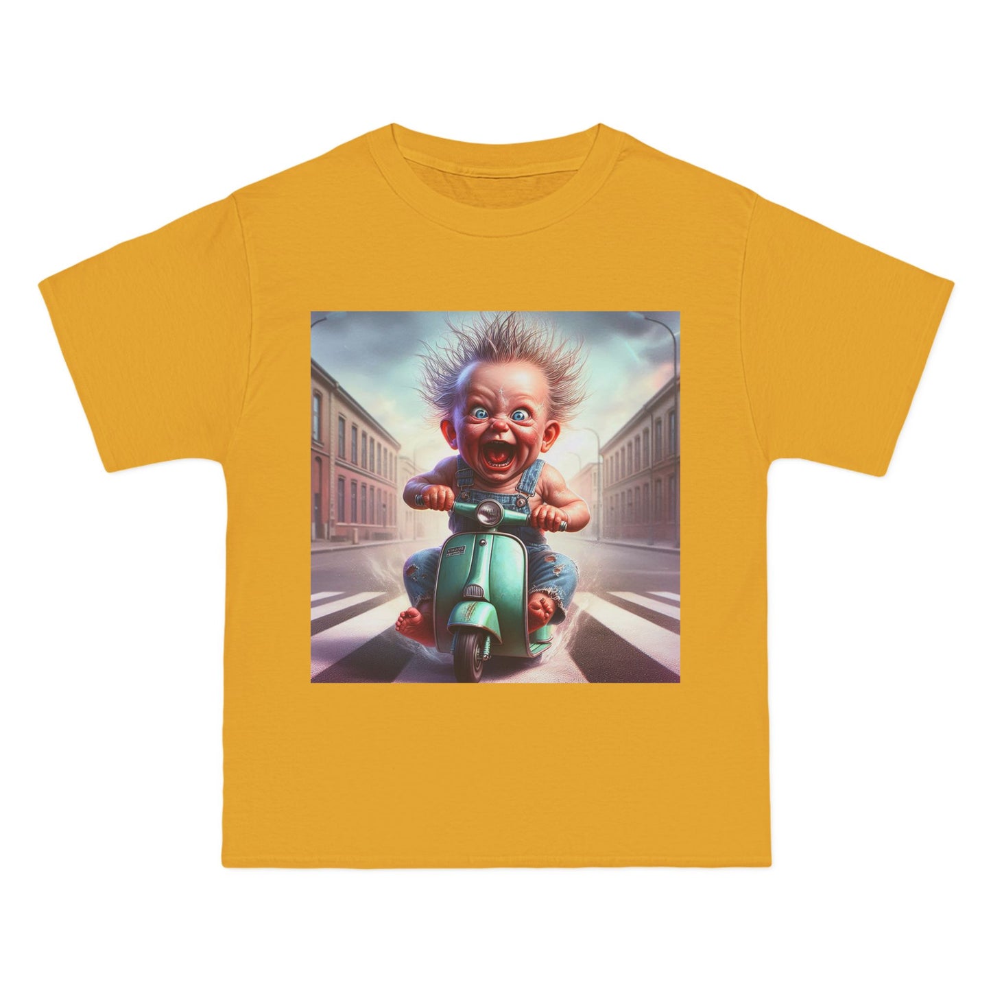 Crazy Baby on a Scooter T-Shirt