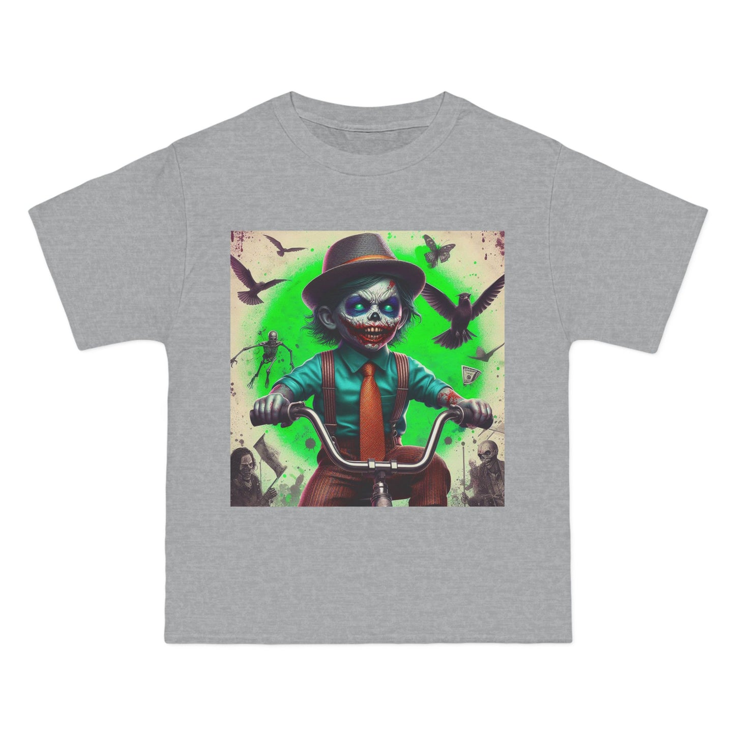 Zombie Bike T-Shirt — Spooky Biker Graphic Tee