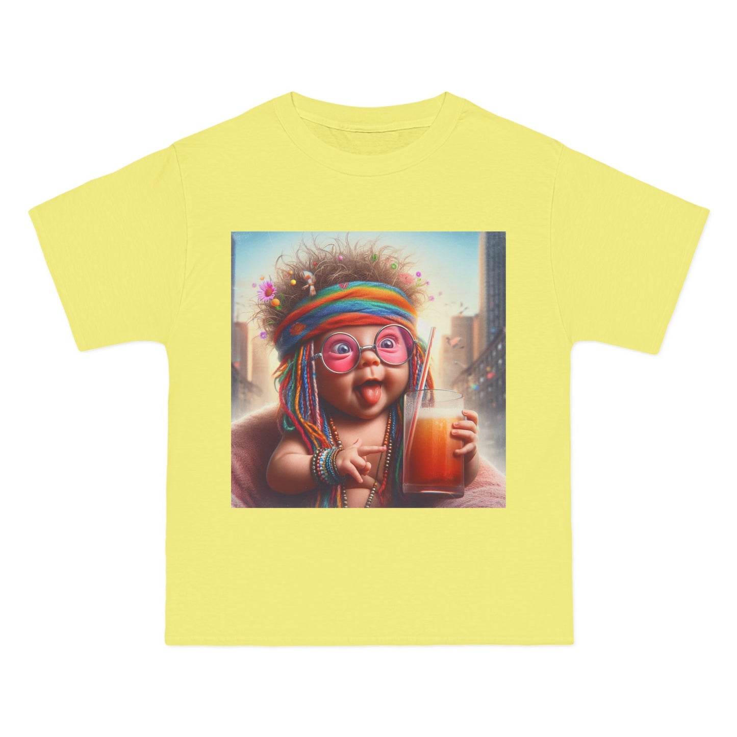 Funny Hippy Baby T-Shirt — Retro Hippie Infant Graphic Tee