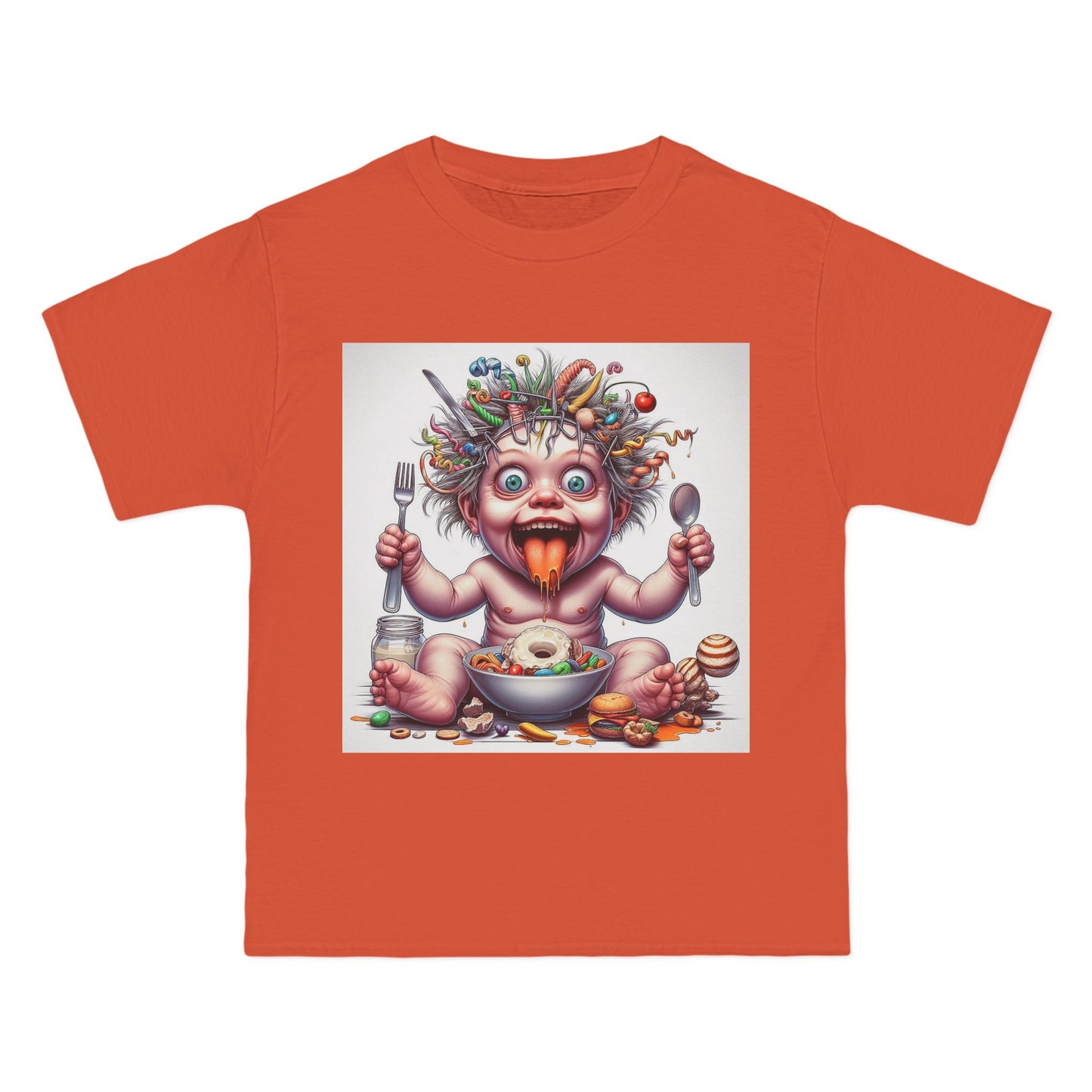 Crazy Baby Graphic T-Shirt — "crazy baby" Retro Design
