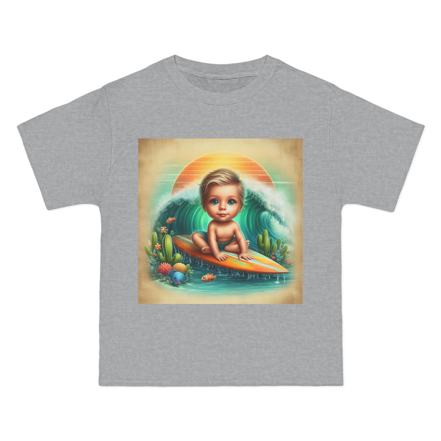 Funny Surfer Baby T-Shirt — Cute Beach Baby Graphic Tee