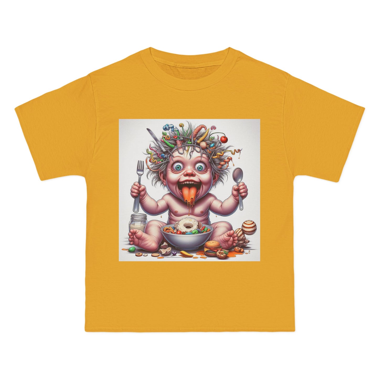 Crazy Baby Graphic T-Shirt — "crazy baby" Retro Design