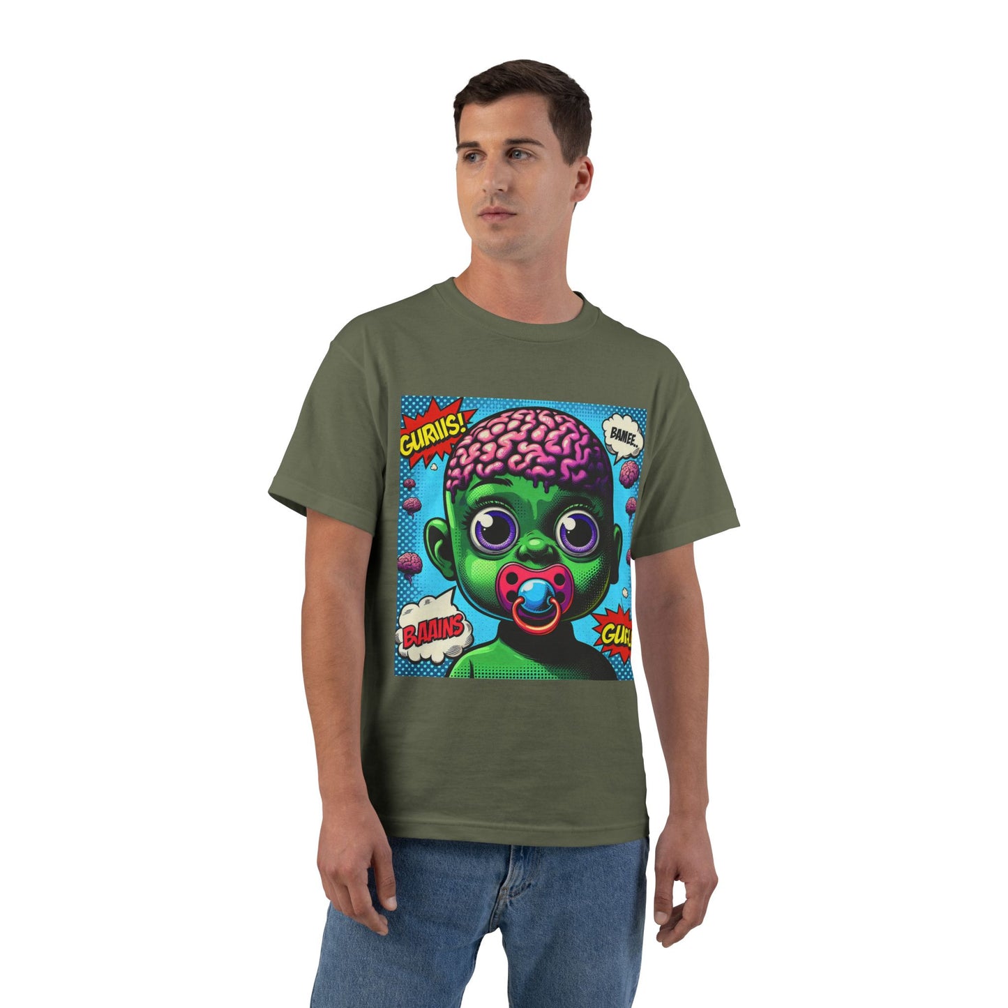 Zombie Baby Brain Pacifier T-Shirt