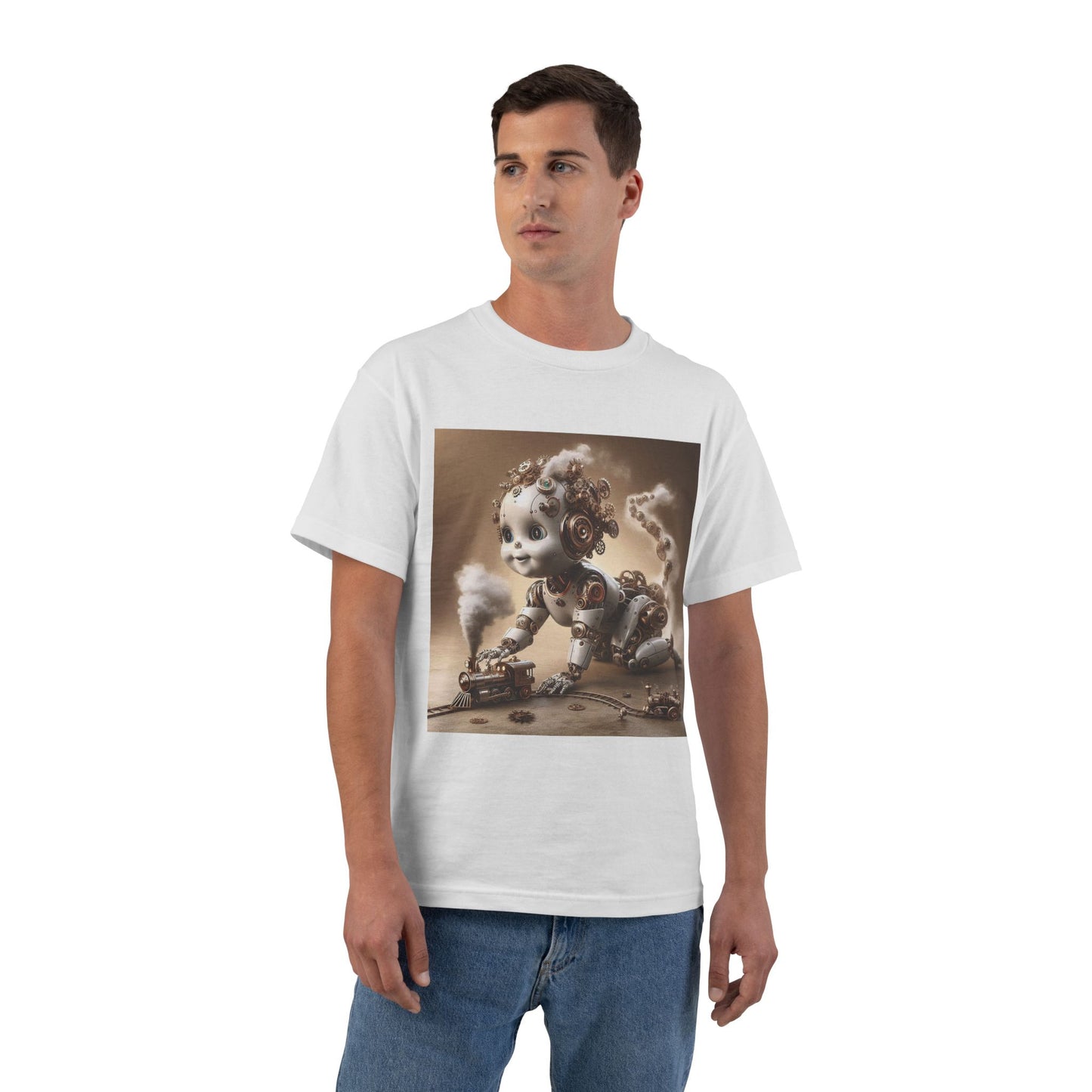 Funny Steampunk Baby T-Shirt — Cute Retro Steampunk Infant Tee
