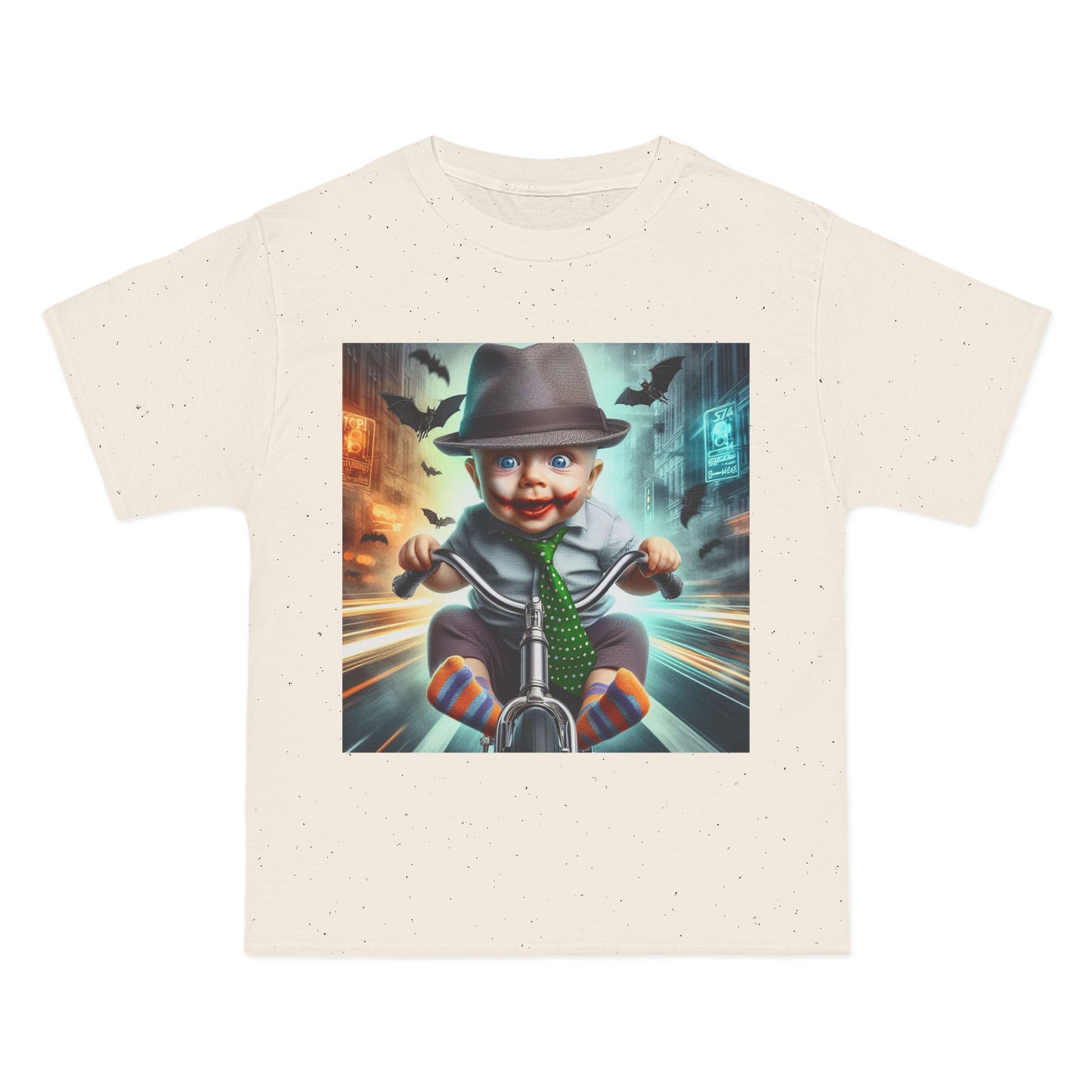 Crazy Baby Riding a Bicycle T-Shirt