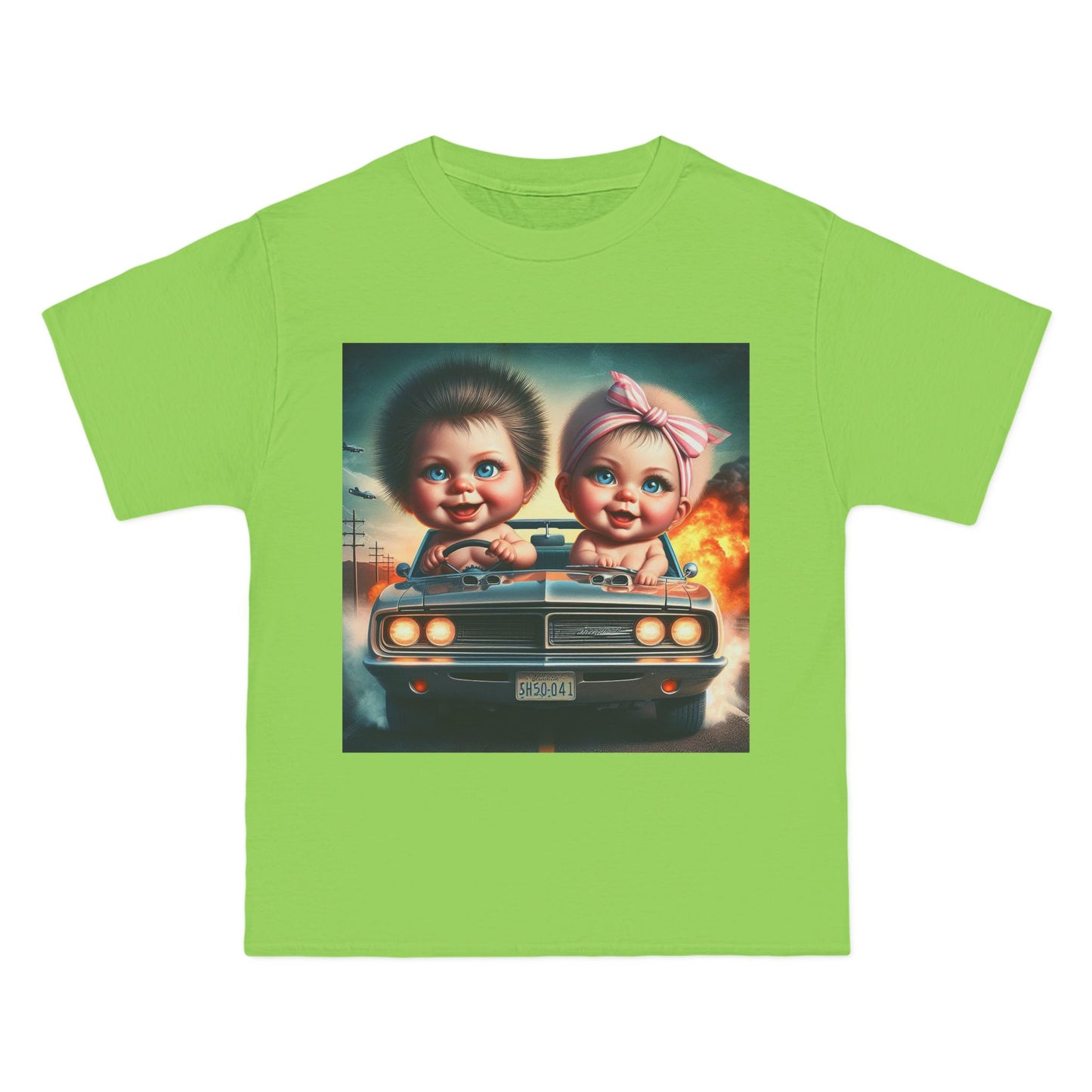 Funny Babies Driving Car T-Shirt — Cute Infant Road Trip Graphic Tee