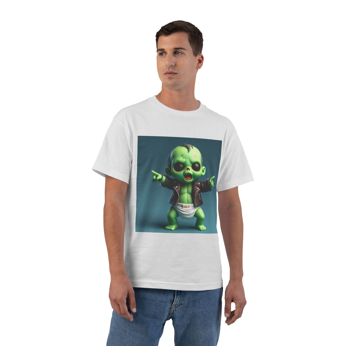 Cute Green Baby Zombie T-Shirt — Baby Zombie Graphic Tee
