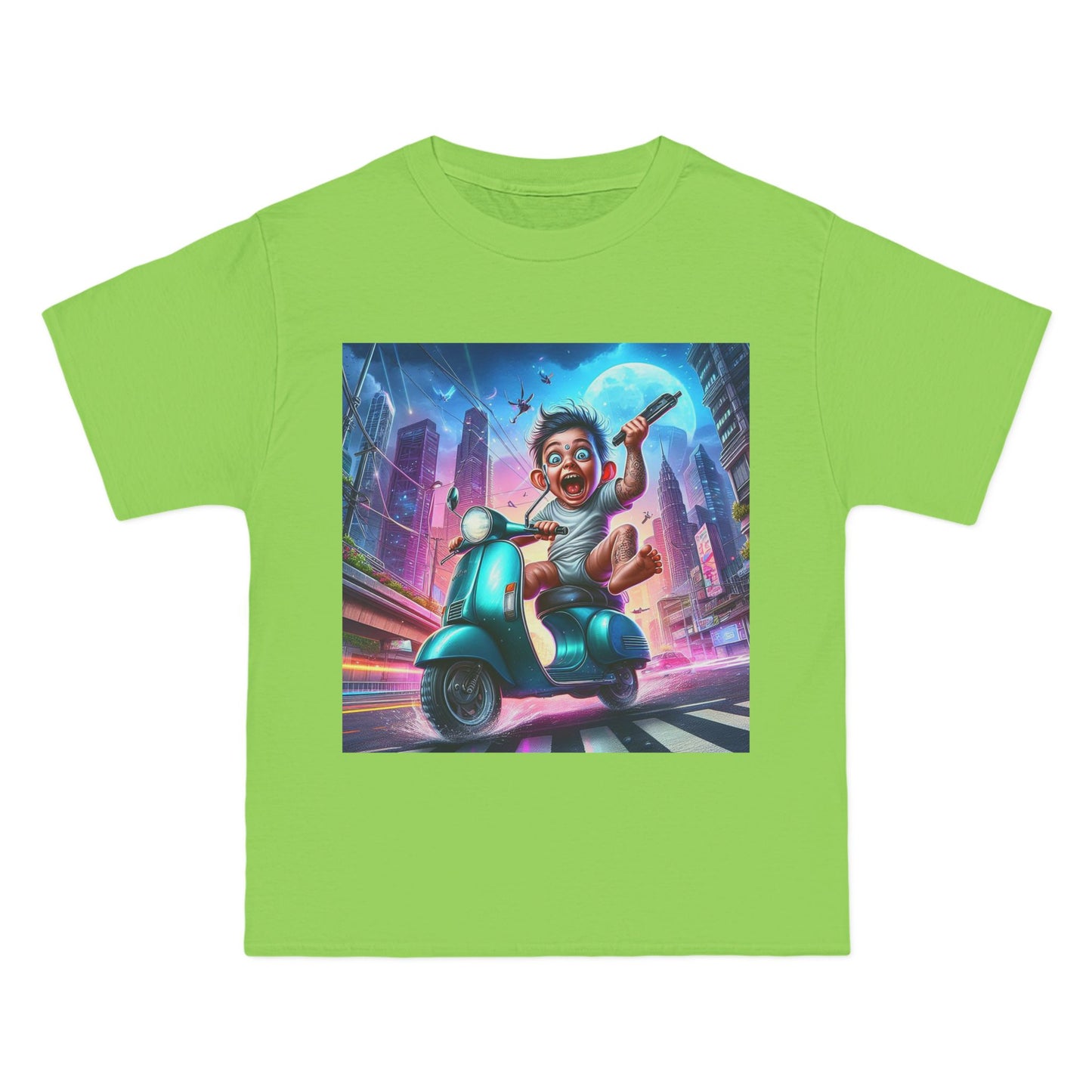 Crazy Baby on a Scooter T-Shirt