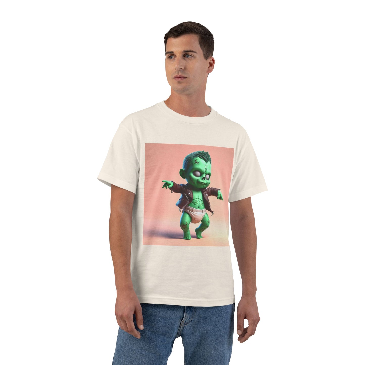 Zombie Diaper Baby T-Shirt — Funny Cute Horror Tee for Fans of Dark Humor