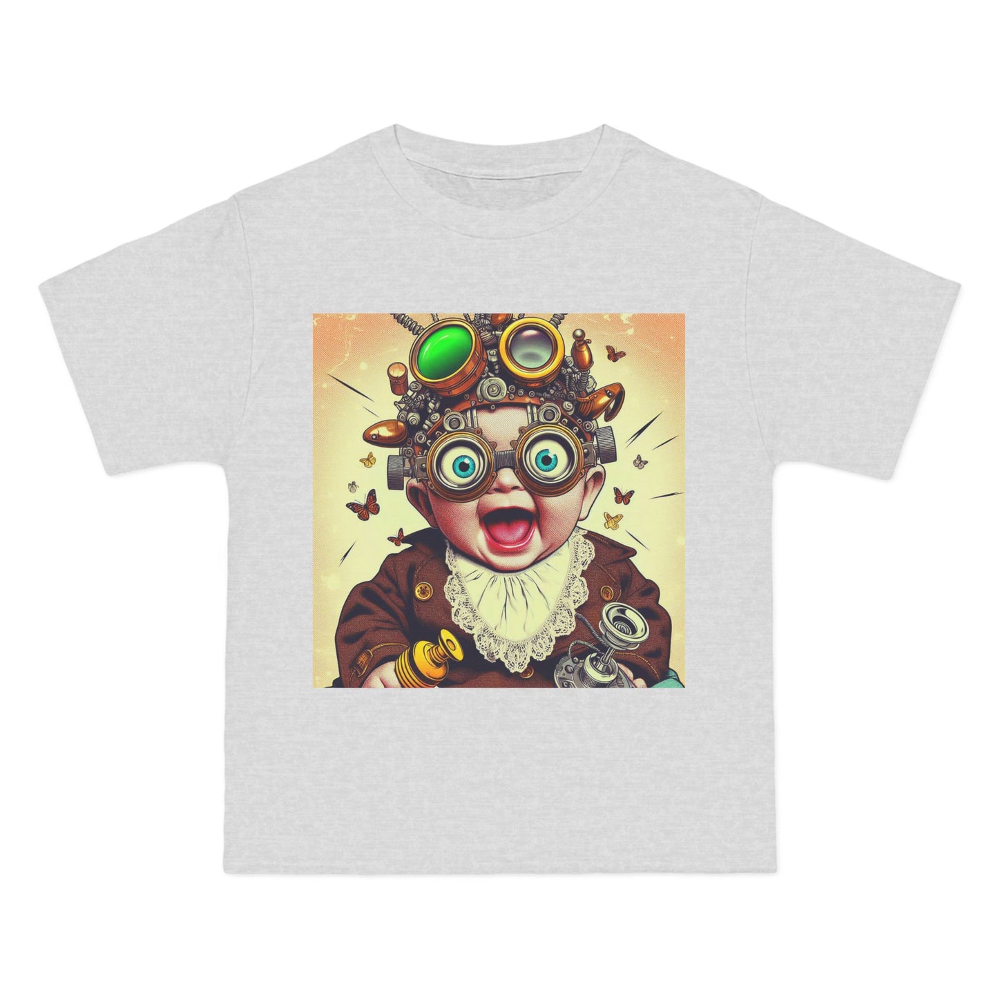 Steampunk Baby T-Shirt — Crazy Retro Mechanical Infant Design
