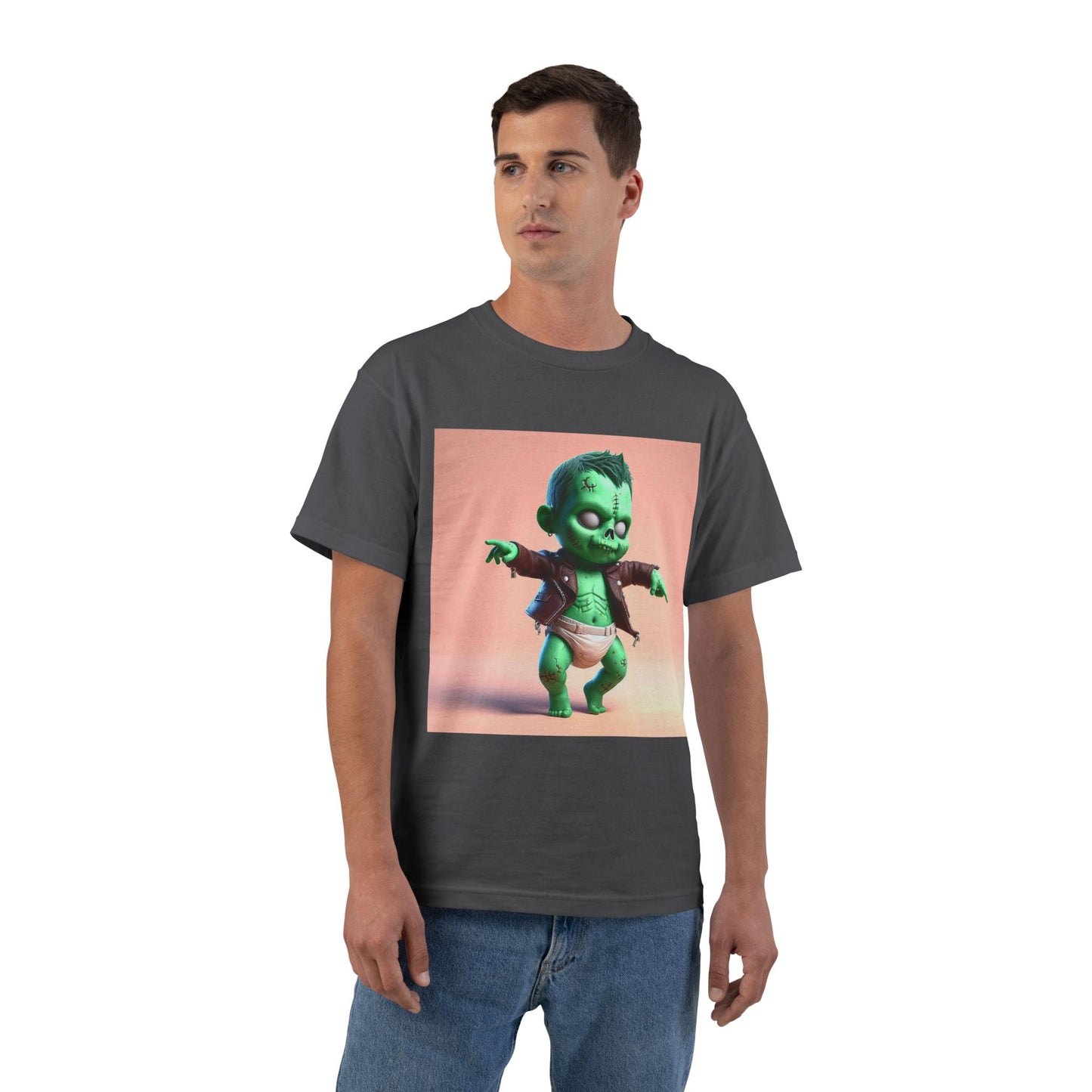 Zombie Diaper Baby T-Shirt — Funny Cute Horror Tee for Fans of Dark Humor