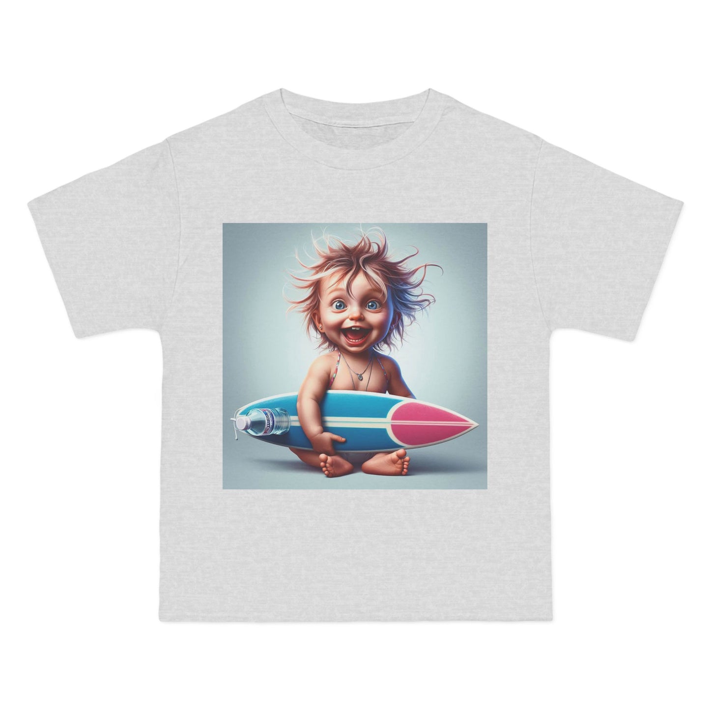 Funny Baby with Surfboard T-Shirt — Cute Surfing Infant Graphic Tee