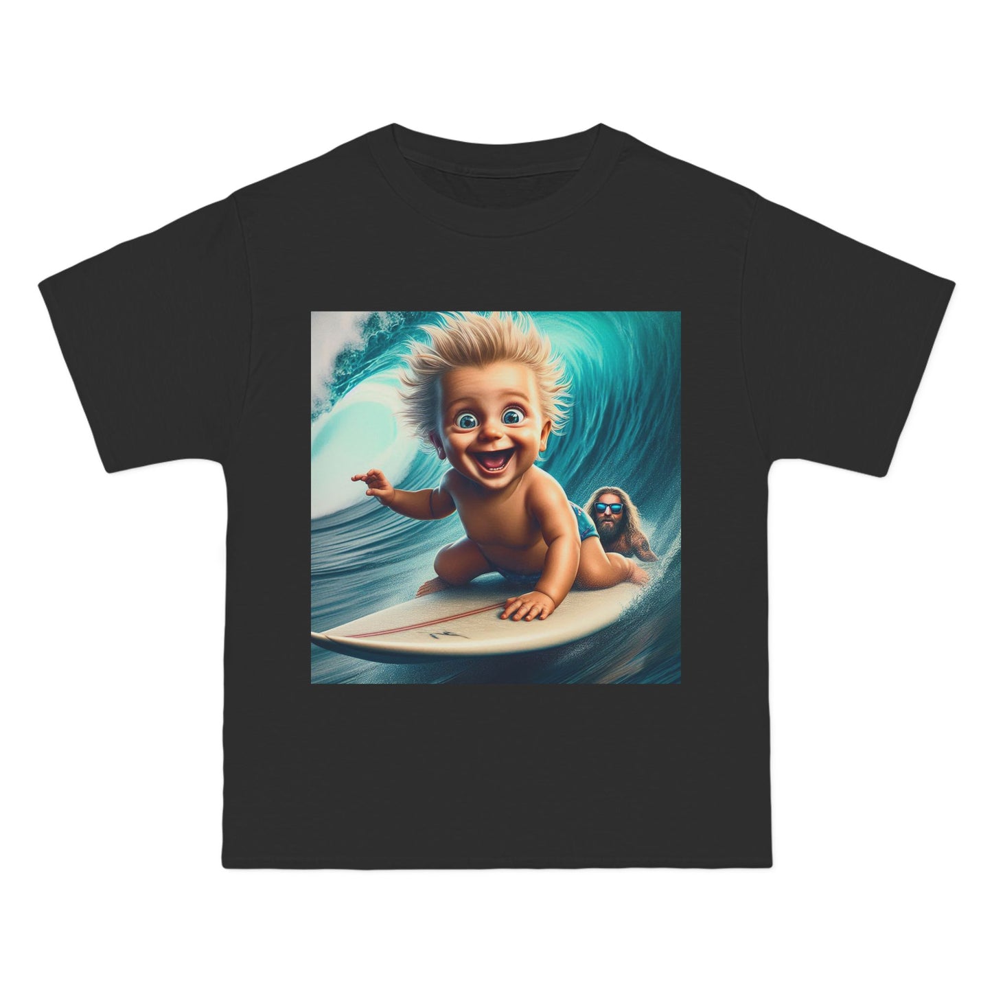 Funny Baby Surfing T-Shirt — Cute Surfing Infant Graphic Tee