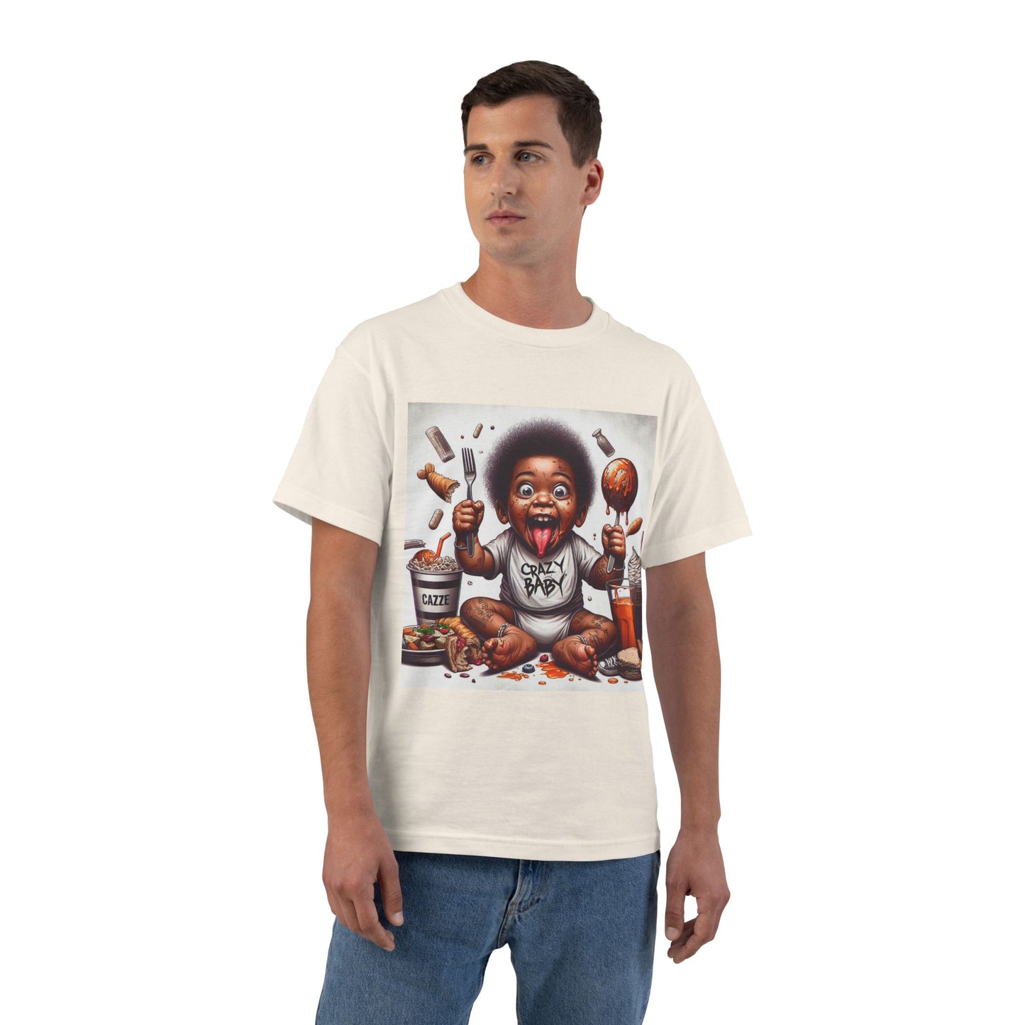 Funny Messy Baby T-Shirt — Cute Infant Spit-Up & Food-Smear Design