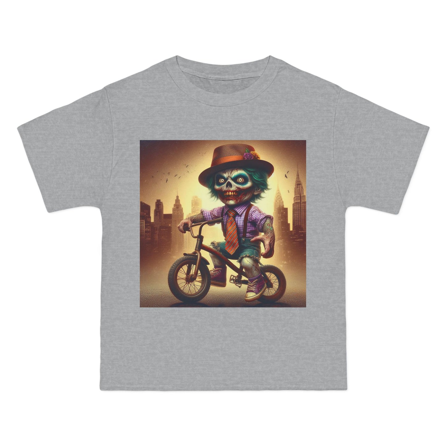 Zombie Bike T-Shirt — Spooky Biker Graphic Tee