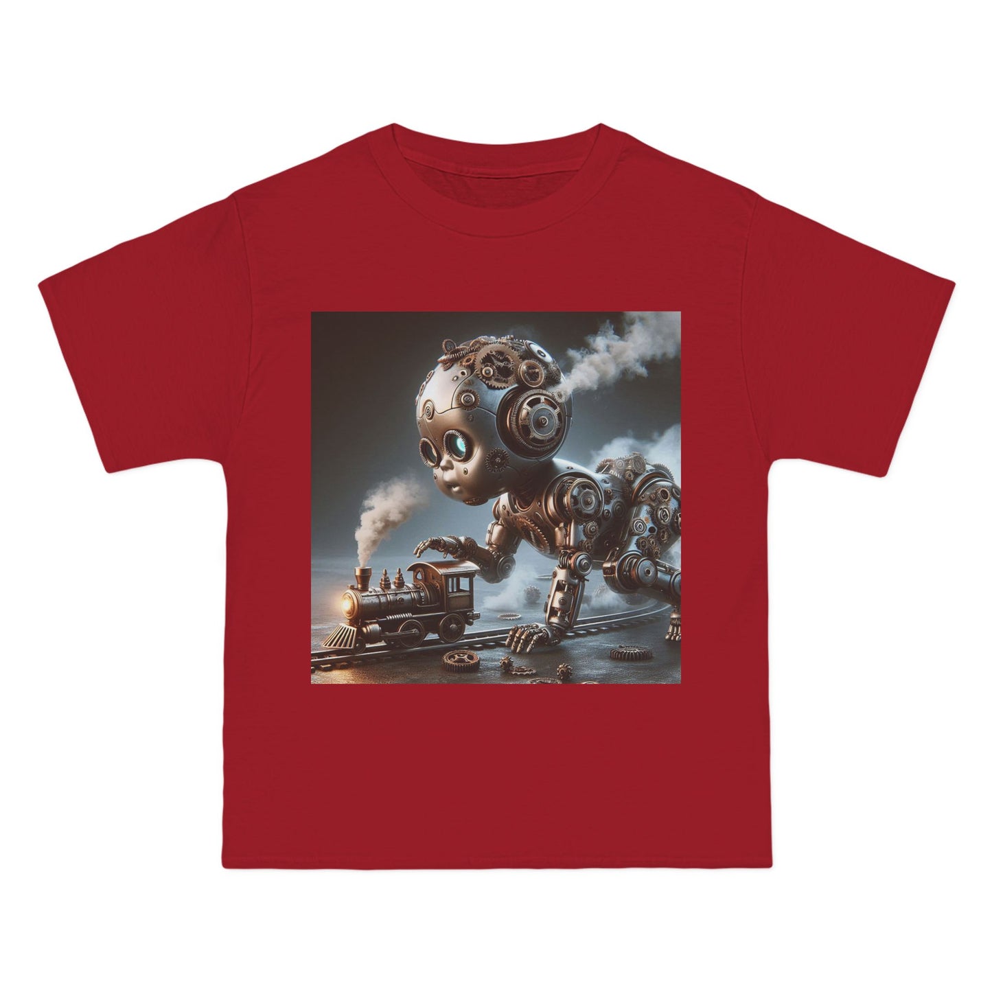 Steampunk Robot Baby T-Shirt — Funny Retro Mechanical Infant Tee
