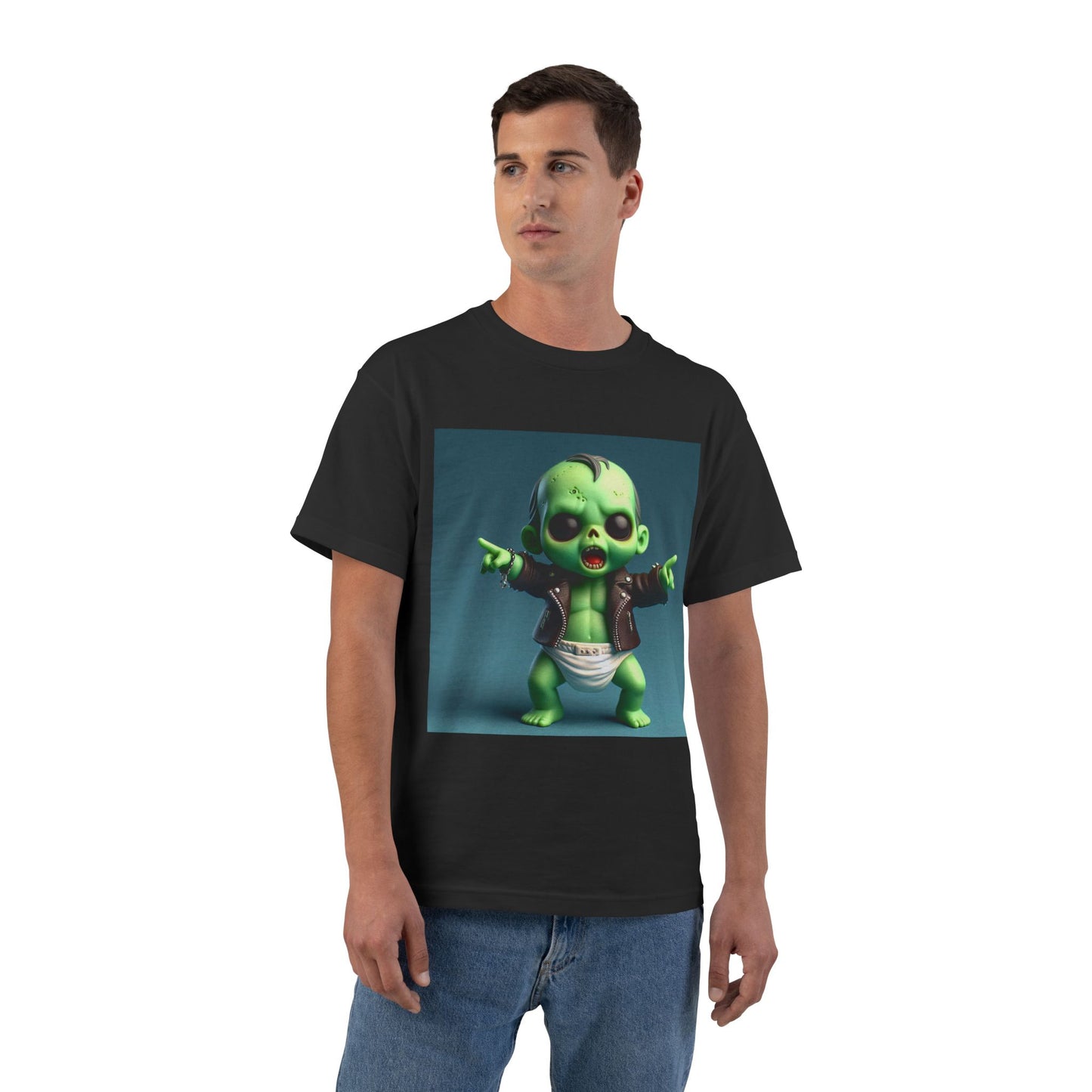 Cute Green Baby Zombie T-Shirt — Baby Zombie Graphic Tee