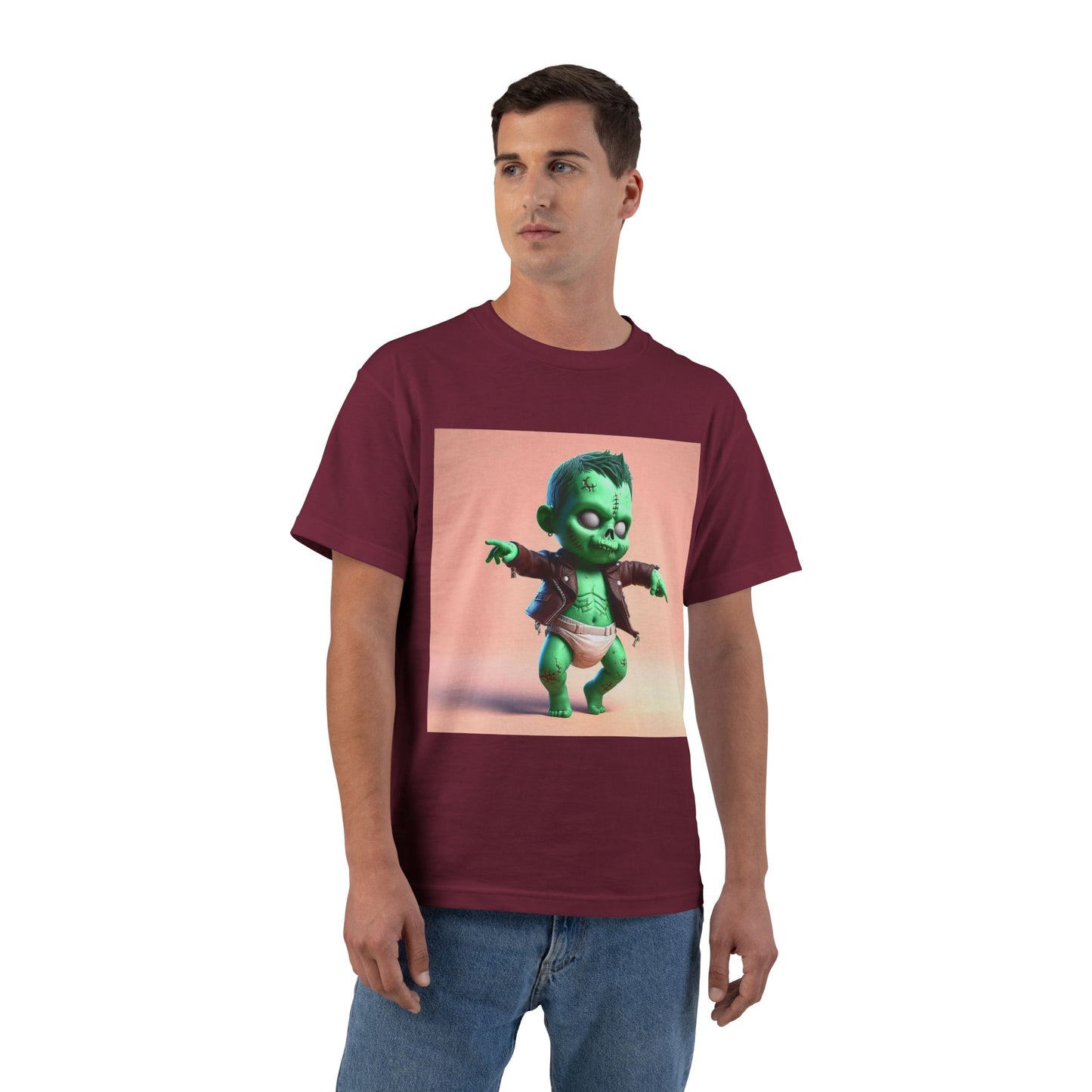 Zombie Diaper Baby T-Shirt — Funny Cute Horror Tee for Fans of Dark Humor