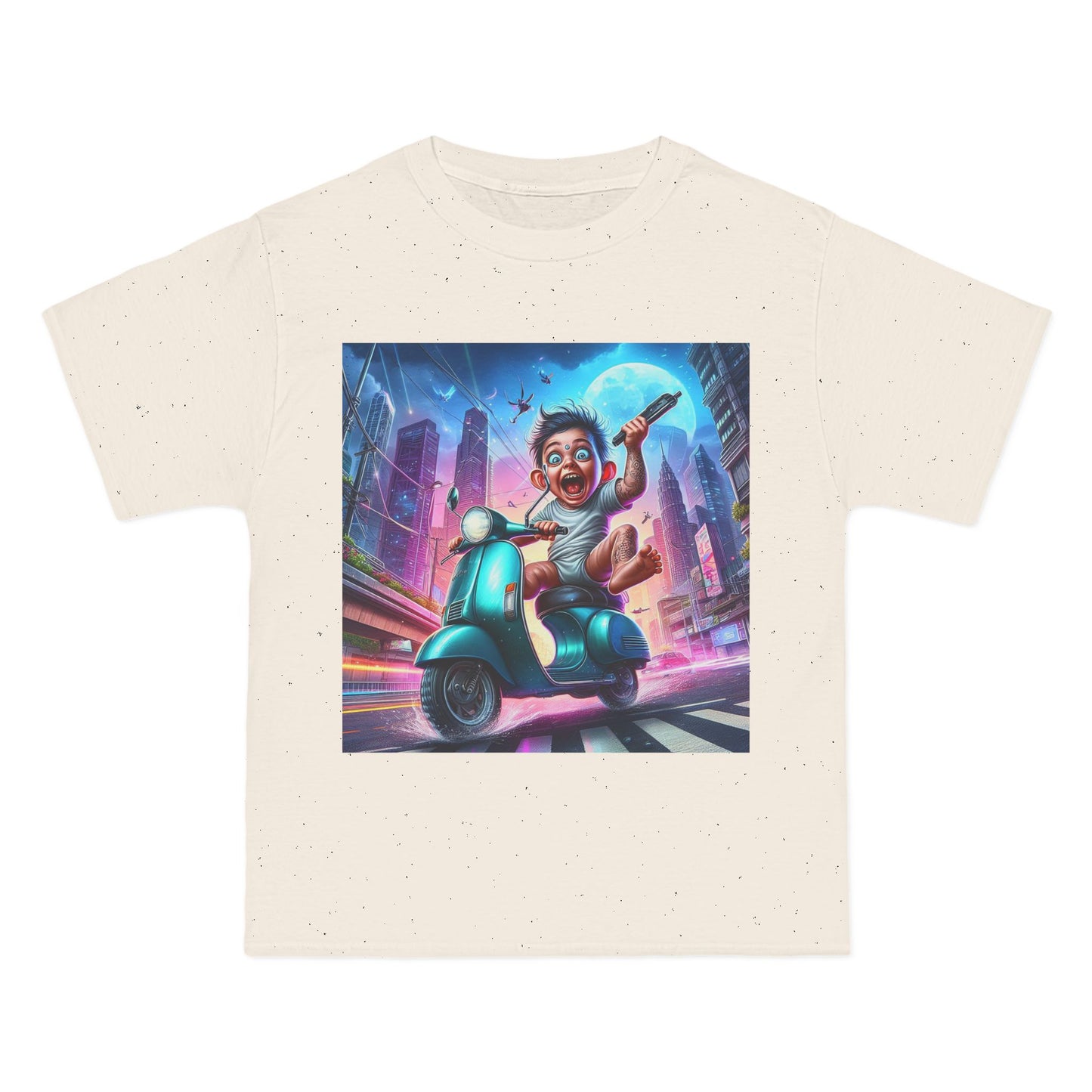 Crazy Baby on a Scooter T-Shirt