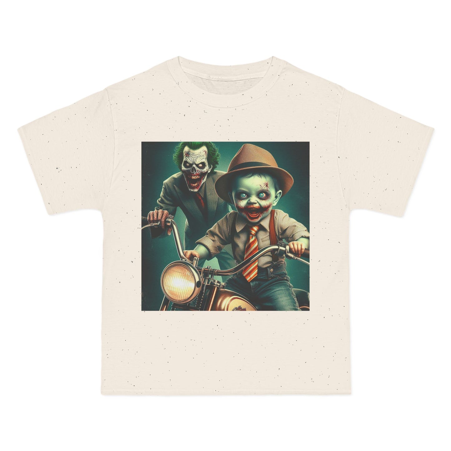 Zombie Joker Motorcycle T-Shirt — Biker Horror Graphic Tee
