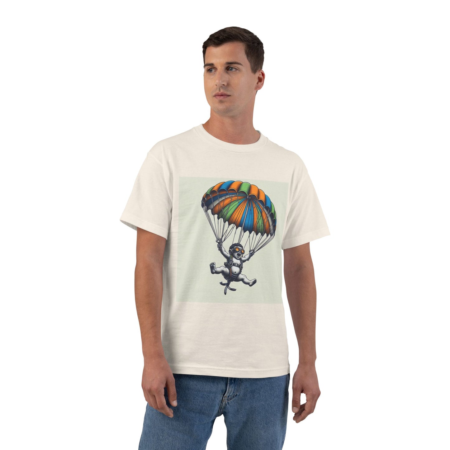 Parachute Baby T-Shirt — Cute Infant Paratrooper Design