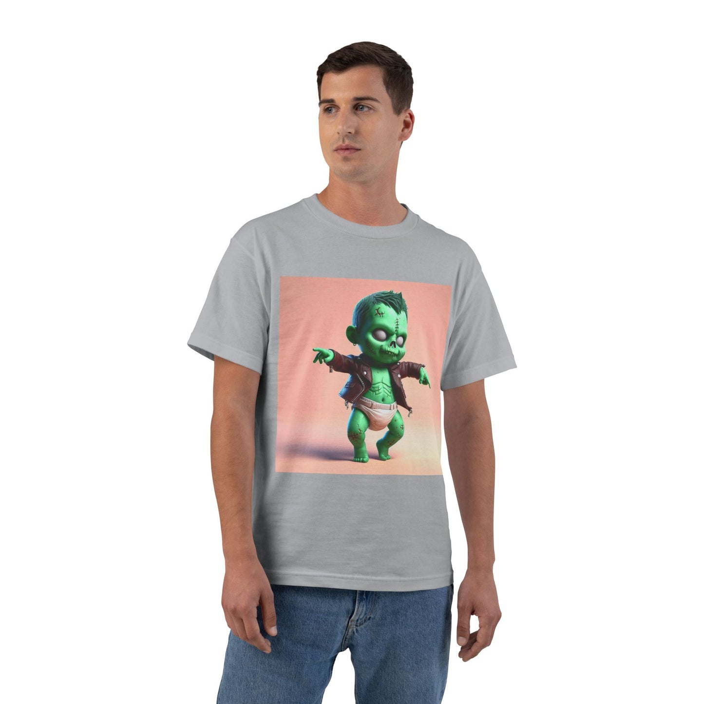 Zombie Diaper Baby T-Shirt — Funny Cute Horror Tee for Fans of Dark Humor