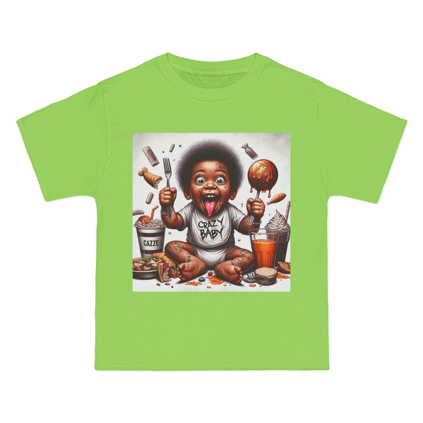 Funny Messy Baby T-Shirt — Cute Infant Spit-Up & Food-Smear Design