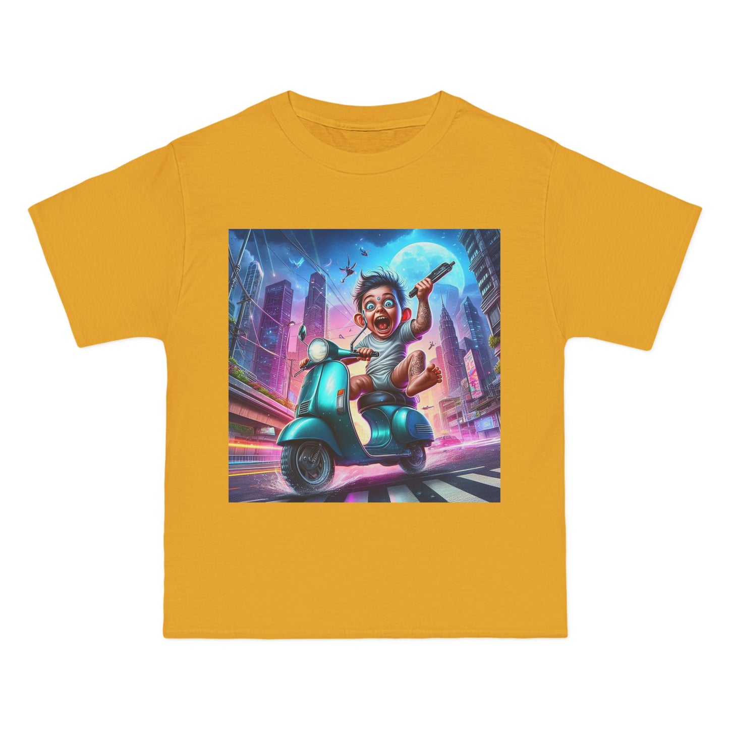 Crazy Baby on a Scooter T-Shirt
