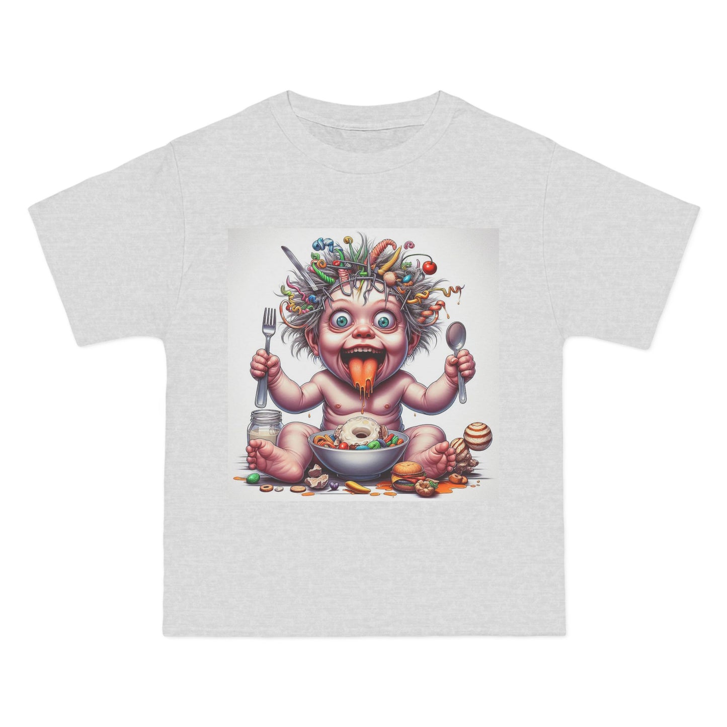 Crazy Baby Graphic T-Shirt — "crazy baby" Retro Design