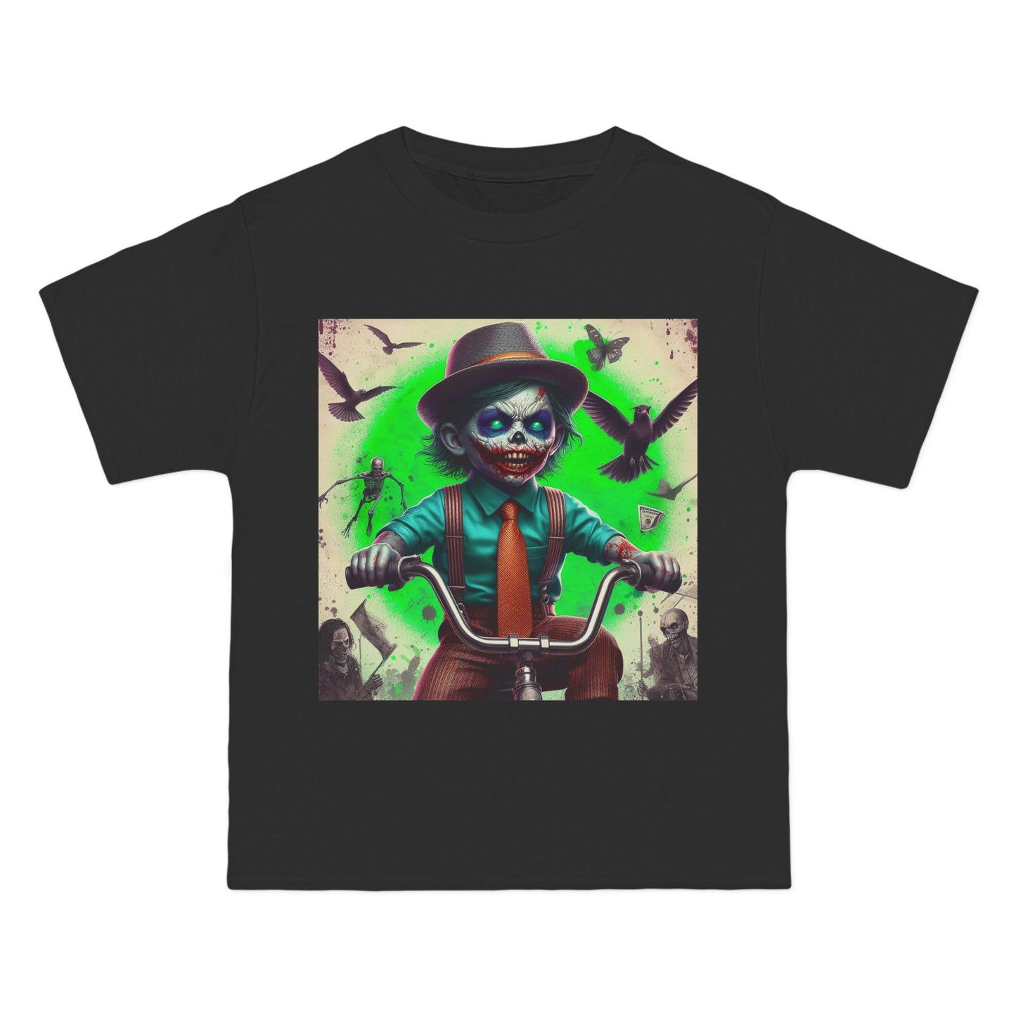 Zombie Bike T-Shirt — Spooky Biker Graphic Tee