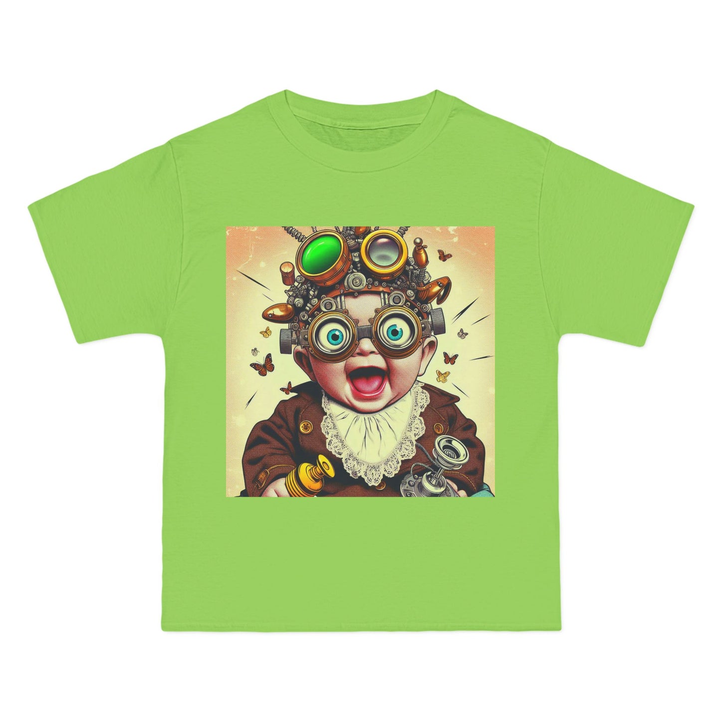 Steampunk Baby T-Shirt — Crazy Retro Mechanical Infant Design